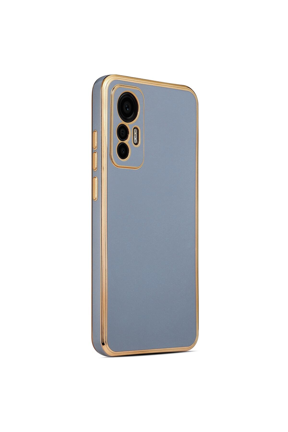 Xiaomi Mi 12 Lite Case Bright Edge Camera Protected Bark Cover