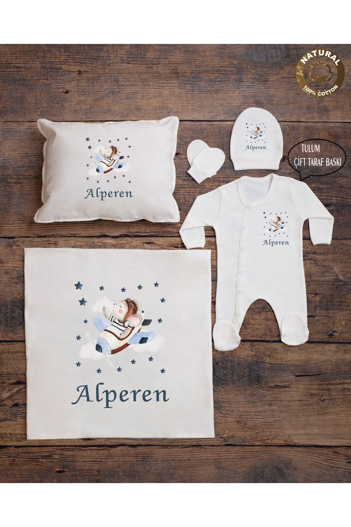 Personalized baby online pillow and blanket