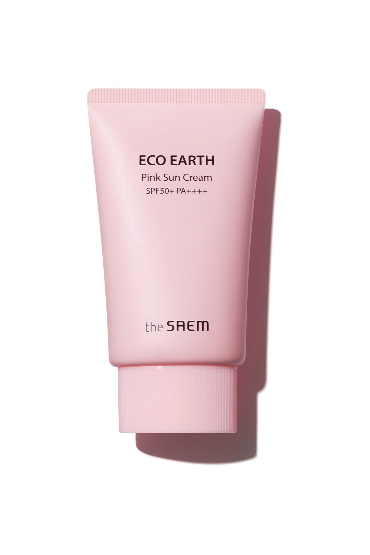 THE SAEM Ton Dengeleyici Işıltı Veren Güneş Kremi 50 gr - Eco Earth Pink Sun Cream SPF 50+ ve PA++++ NE11389