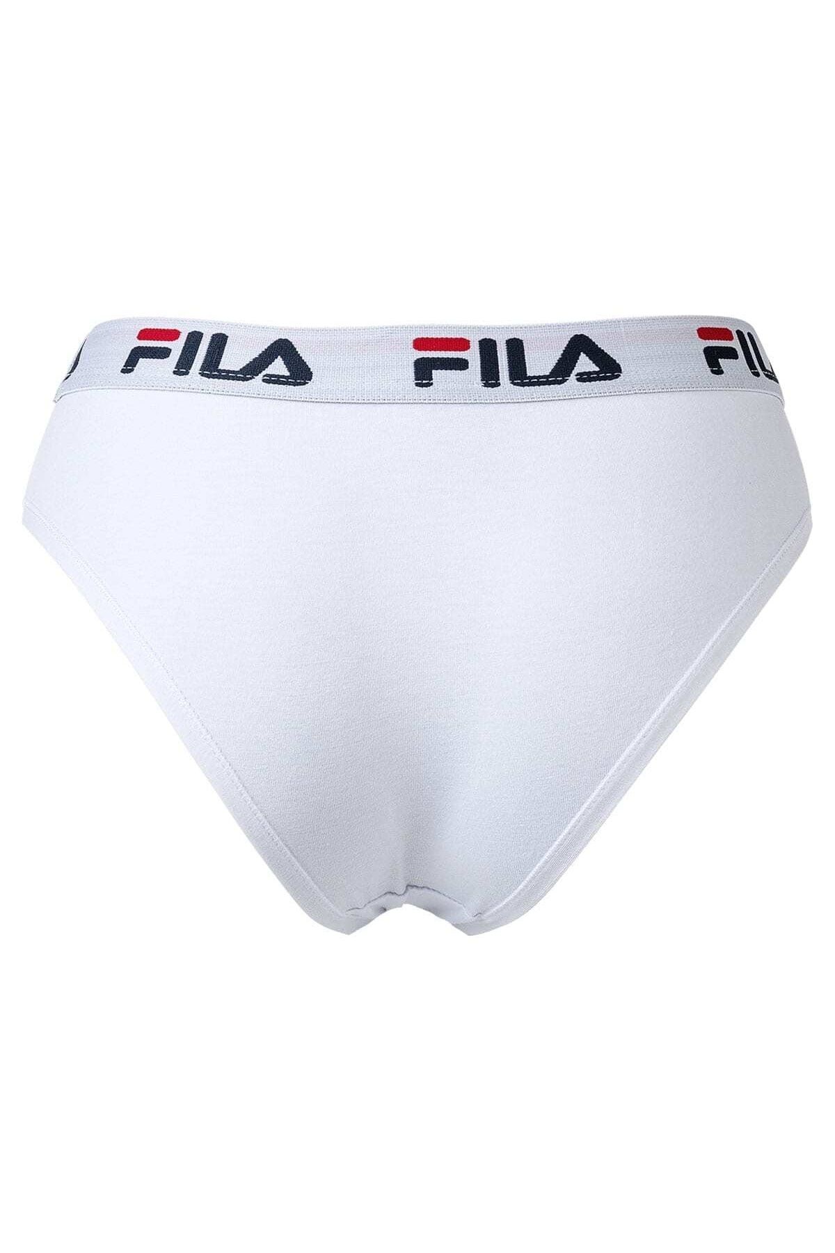 FILA-Damen Slip - 4er Pack Briefs, Logo-Bund, Cotton Stretch, einfarbig 3