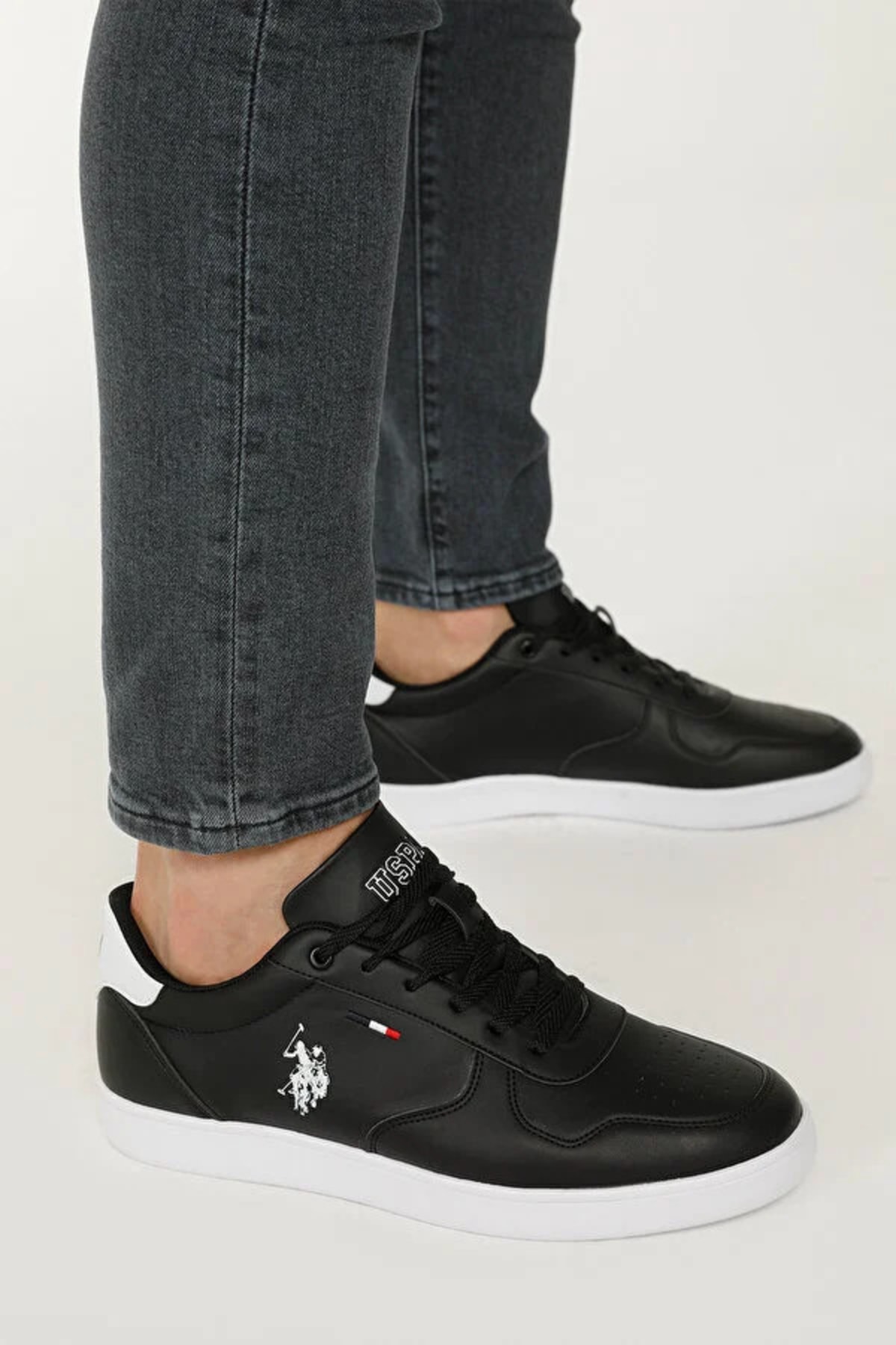 کفش U.S. Polo Assn. یو اس پولو روزمره یونیسکس کژوال تندر Wmn 3fx Comfort مشکی اورجینال - تصویر 3