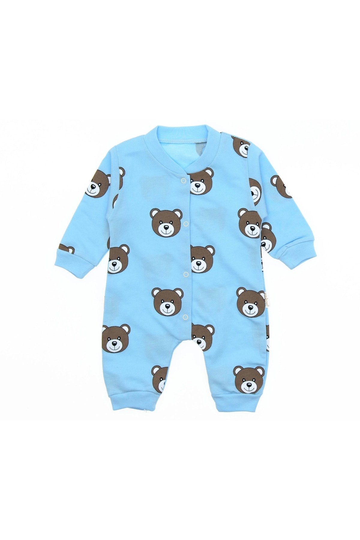 Nayinom Ayıcık Desenli Çıtçıtlı Bebek Tulum (3 Lü Set) Zyn229088 fotoğrafı 2 (önizleme)