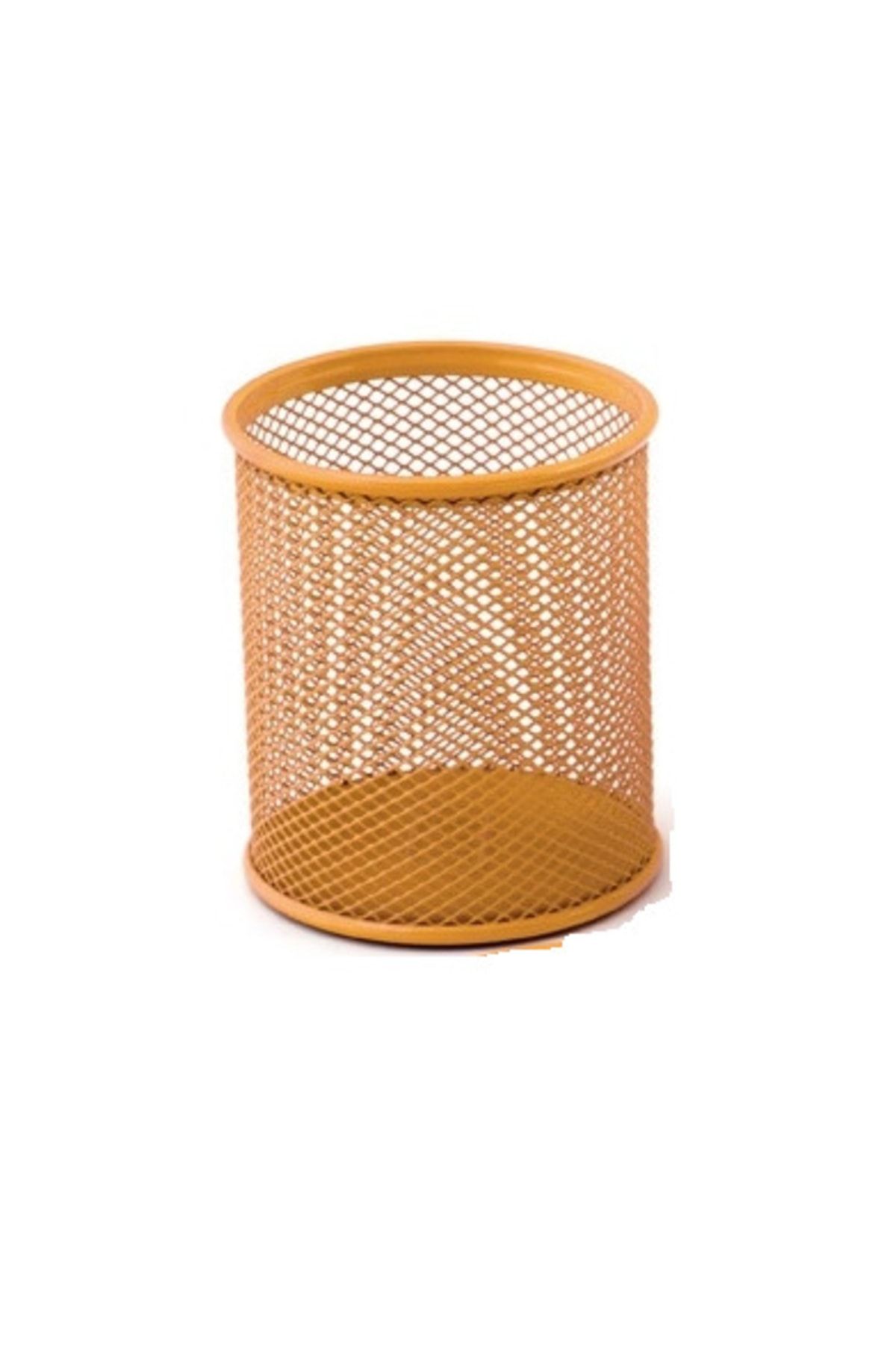 Mas Suport Pentru Stilou Cilindru Metalic Perforat Portocaliu 500 - One Size