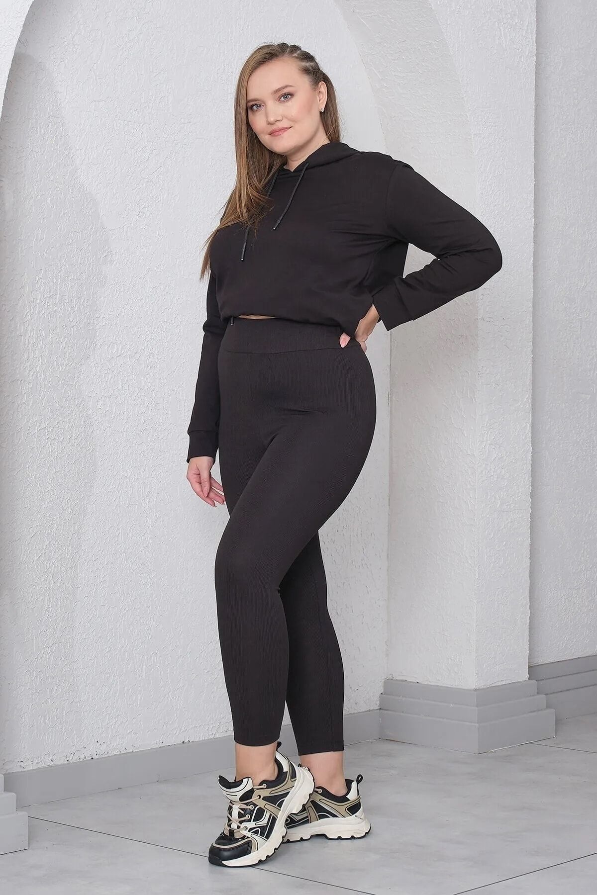 Plus size clearance ribbed tights