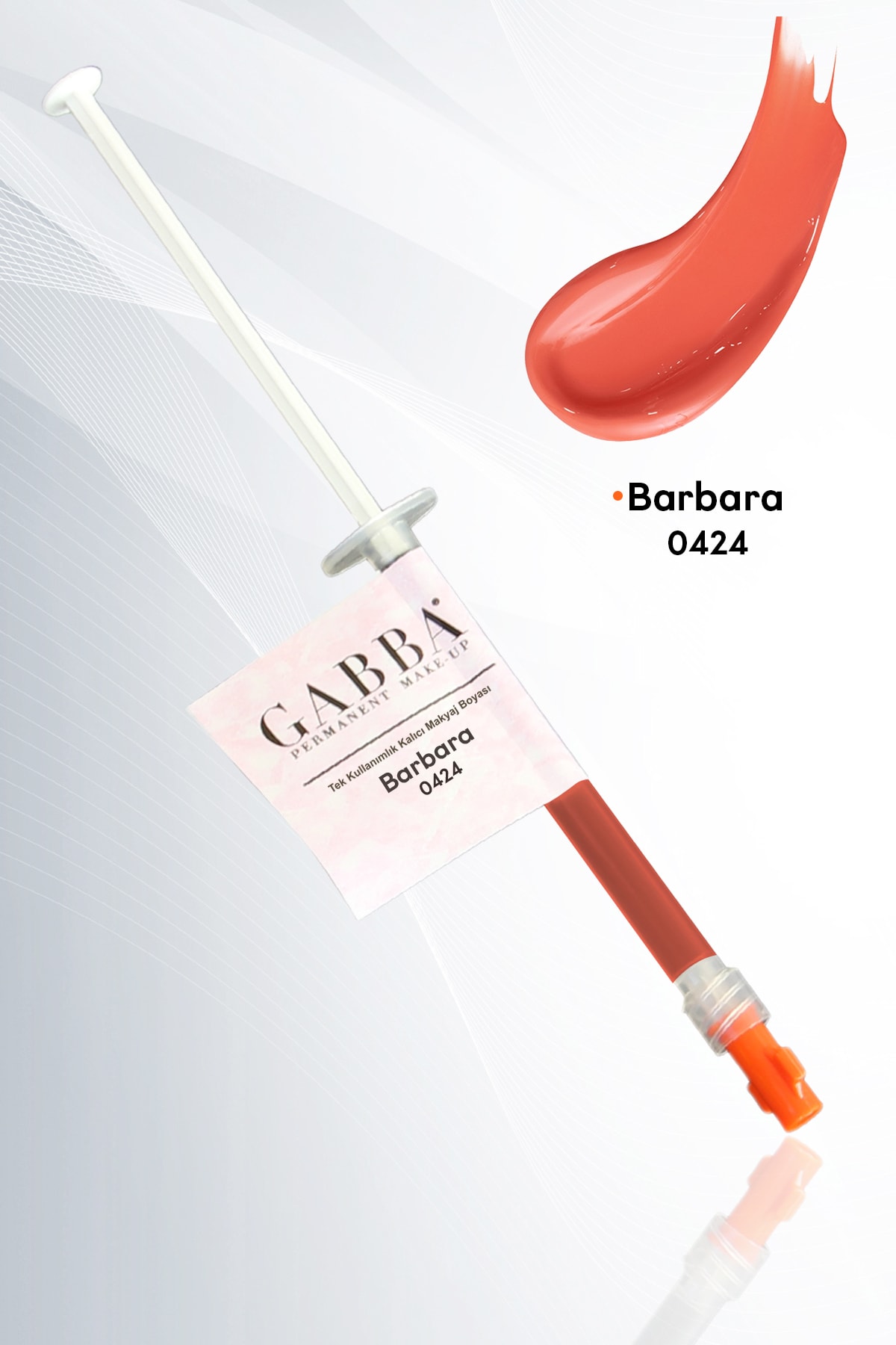 GABBA PERMANENT MAKE-UP 424 Barbara Tek Kullanımlık Dudak Boyası Kalıcı Dudak Renklendirme Dudak Kontür Boyası