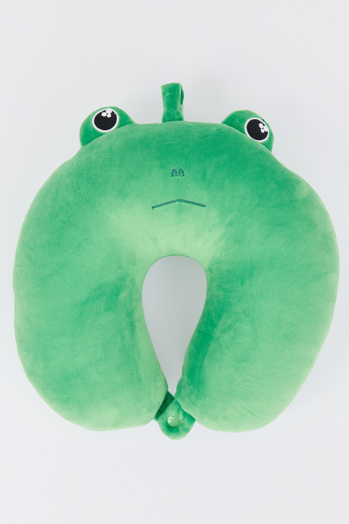 Ecrou Çift Taraflı Boyun Yastığı Kurbağa Yeşil