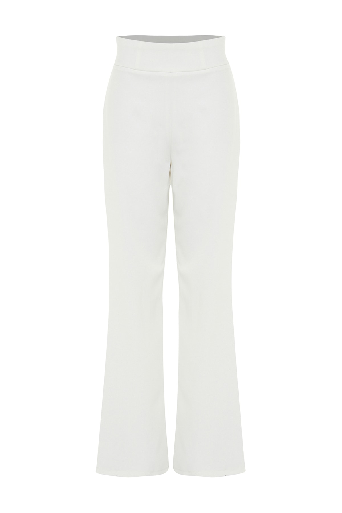 Trendyolmilla  Bridal Ekru Dokuma Pantolon TPRSS23PL00023 - Görsel 8