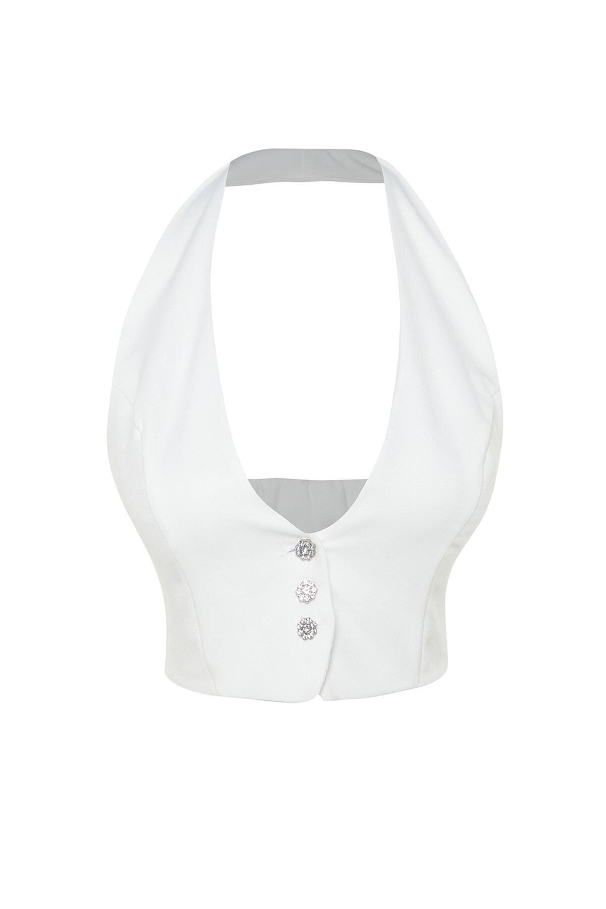 Trendyol Collection-Сватбена/сватбена жилетка TPRSS23YE00000 8