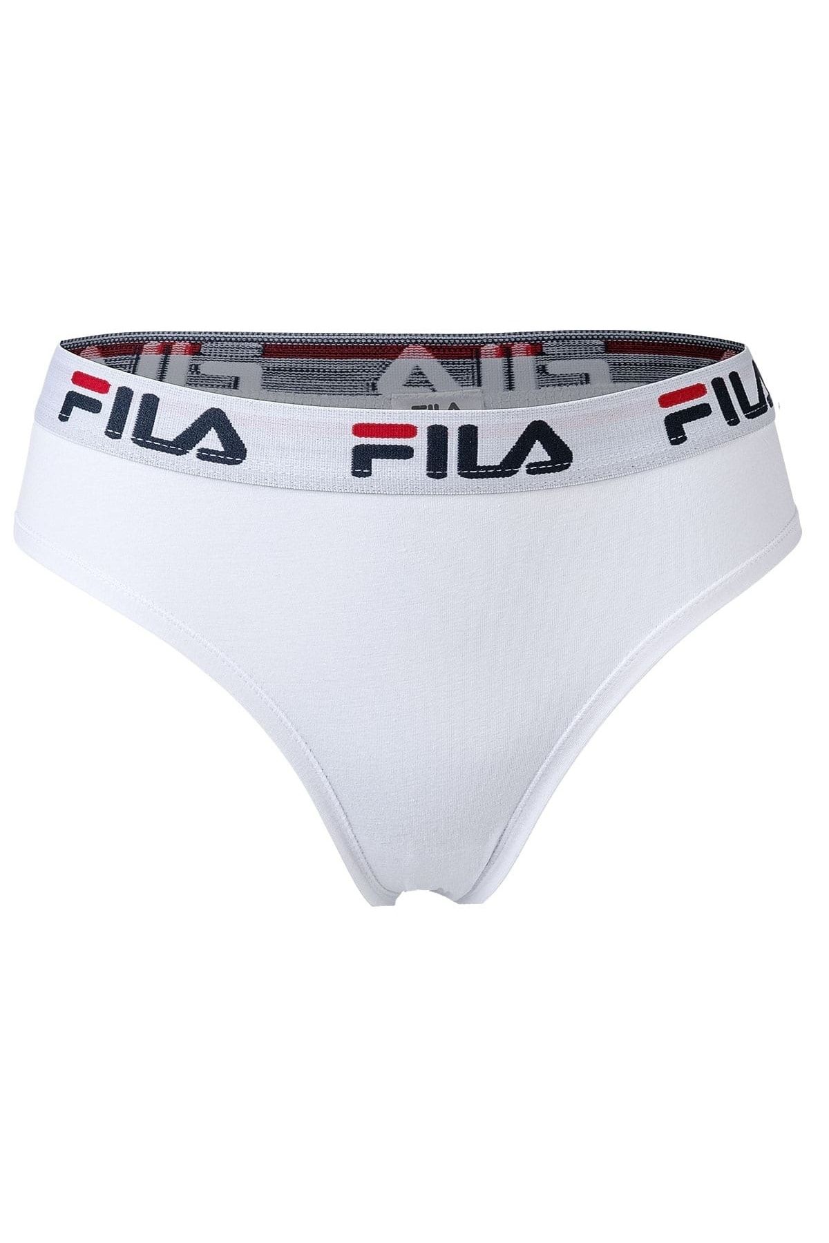 FILA-Damen Slip - 4er Pack Briefs, Logo-Bund, Cotton Stretch, einfarbig 2