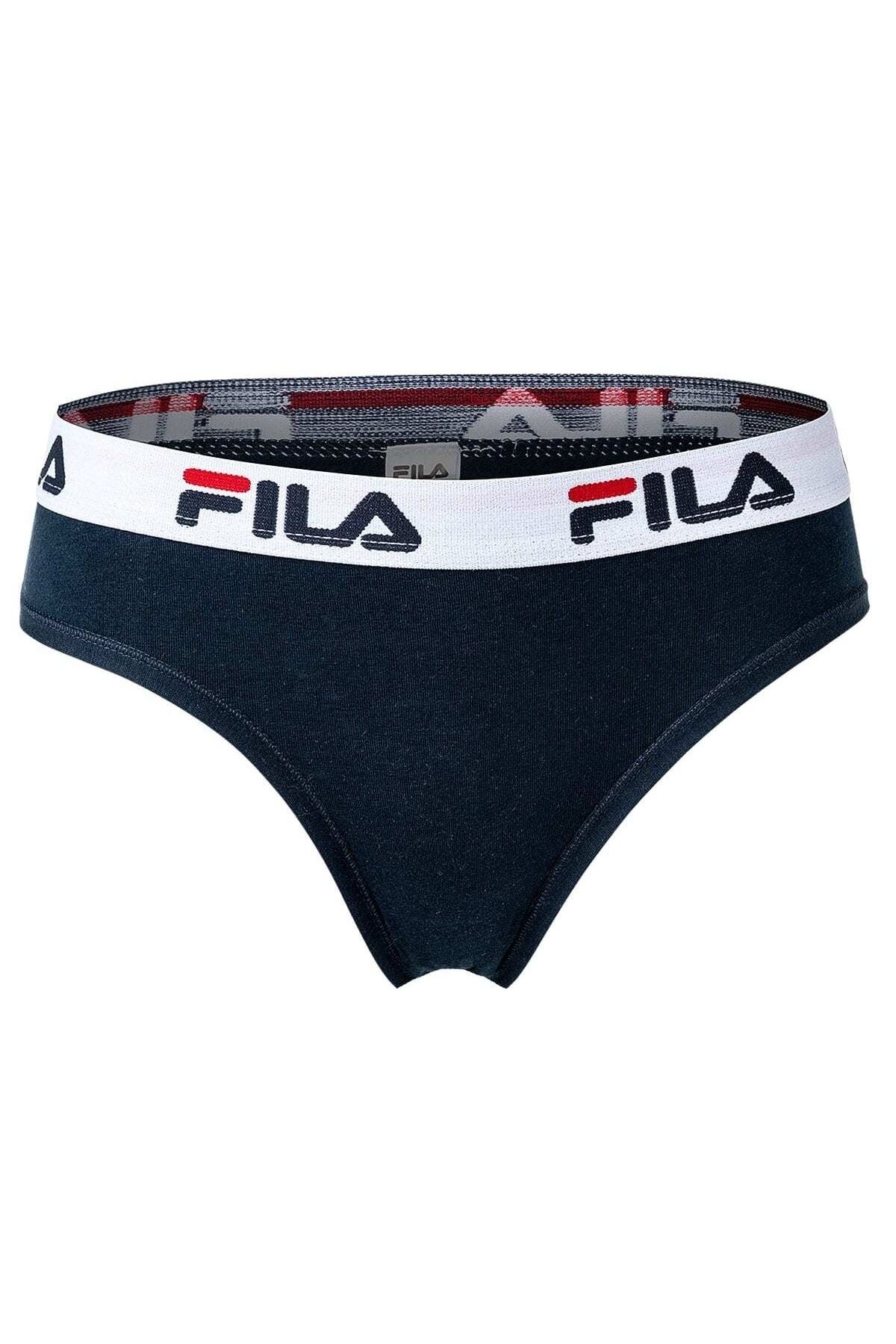 FILA-Damen Slip - 4er Pack Briefs, Logo-Bund, Cotton Stretch, einfarbig 8
