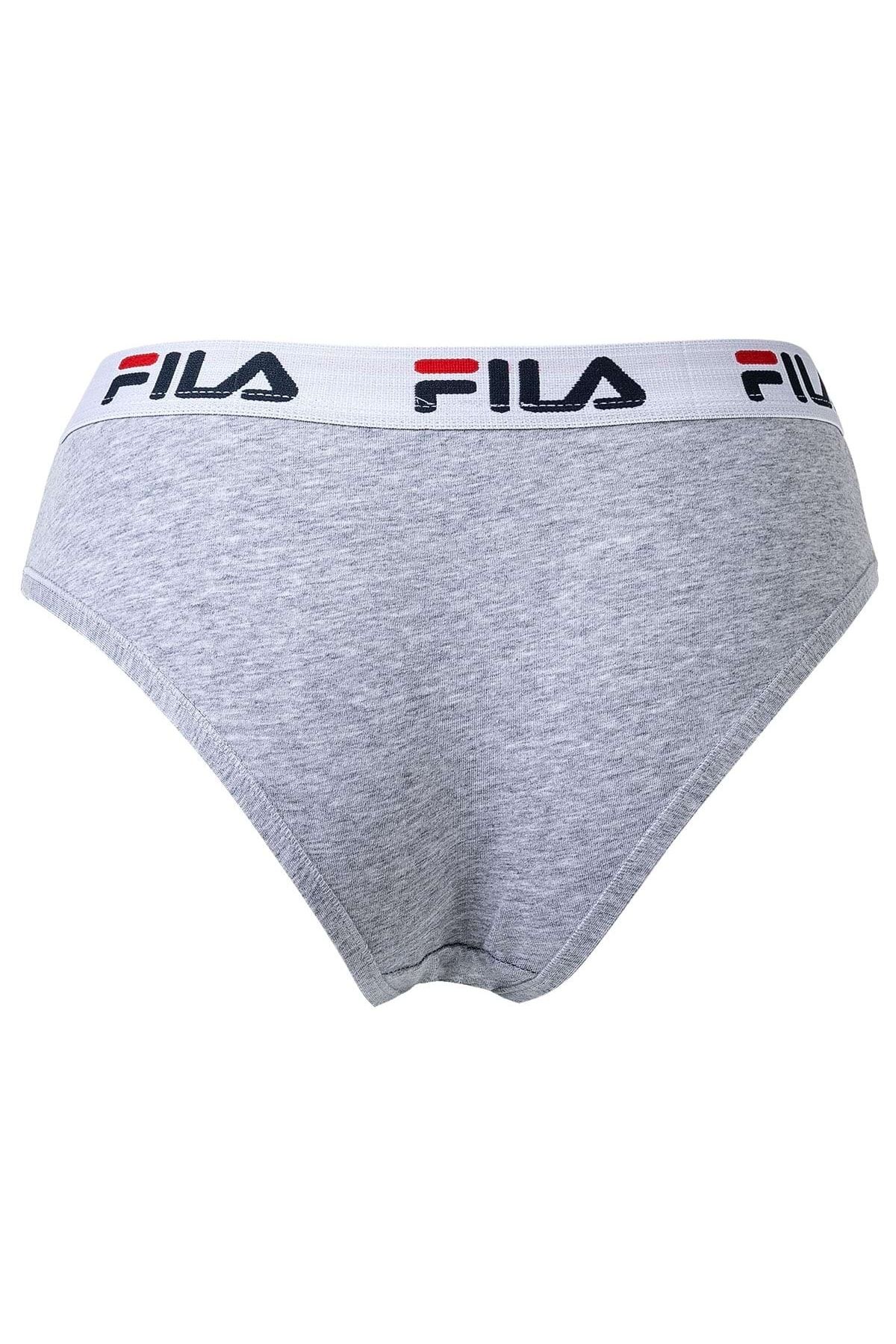 FILA-Damen Slip - 4er Pack Briefs, Logo-Bund, Cotton Stretch, einfarbig 7