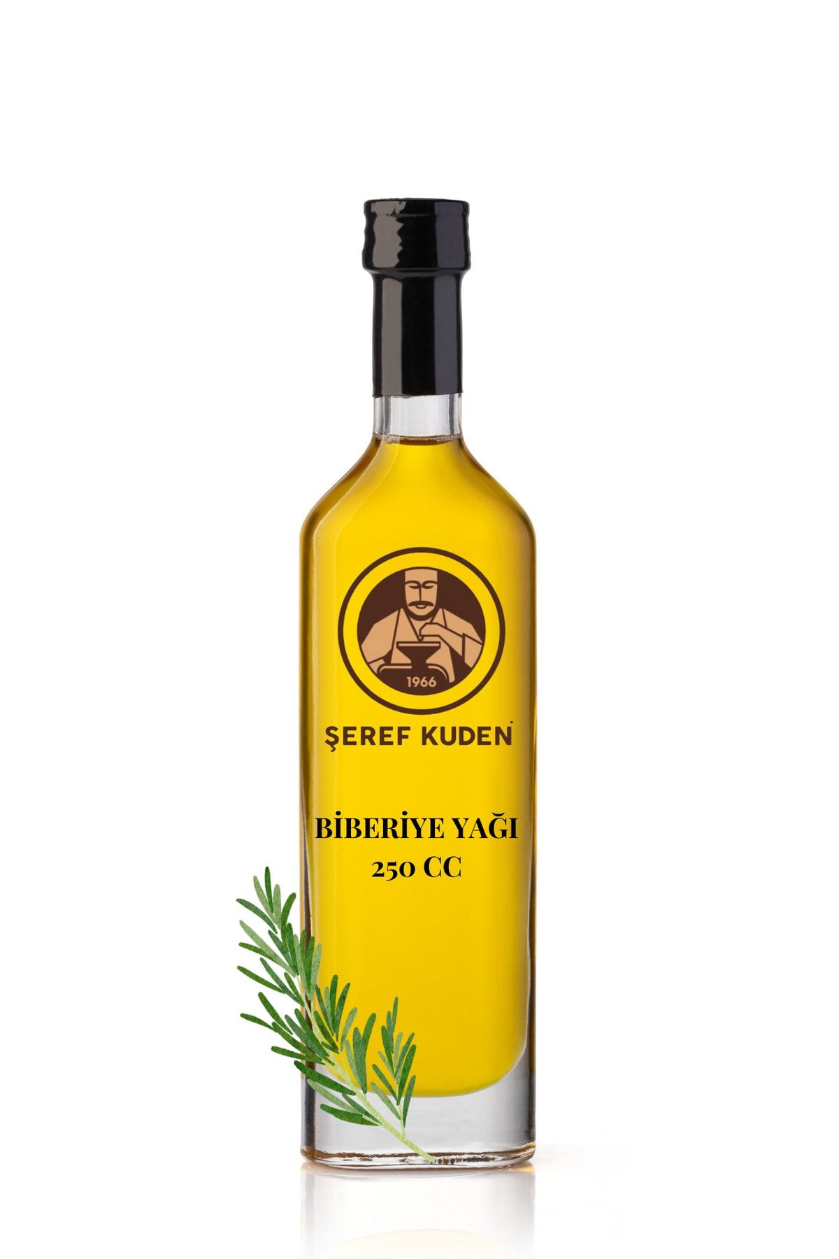 ŞEREF KUDEN KURUKAHVE VE BAHARAT Biberiye Uçucu Yağı Soğuk Sıkım 250 Cc