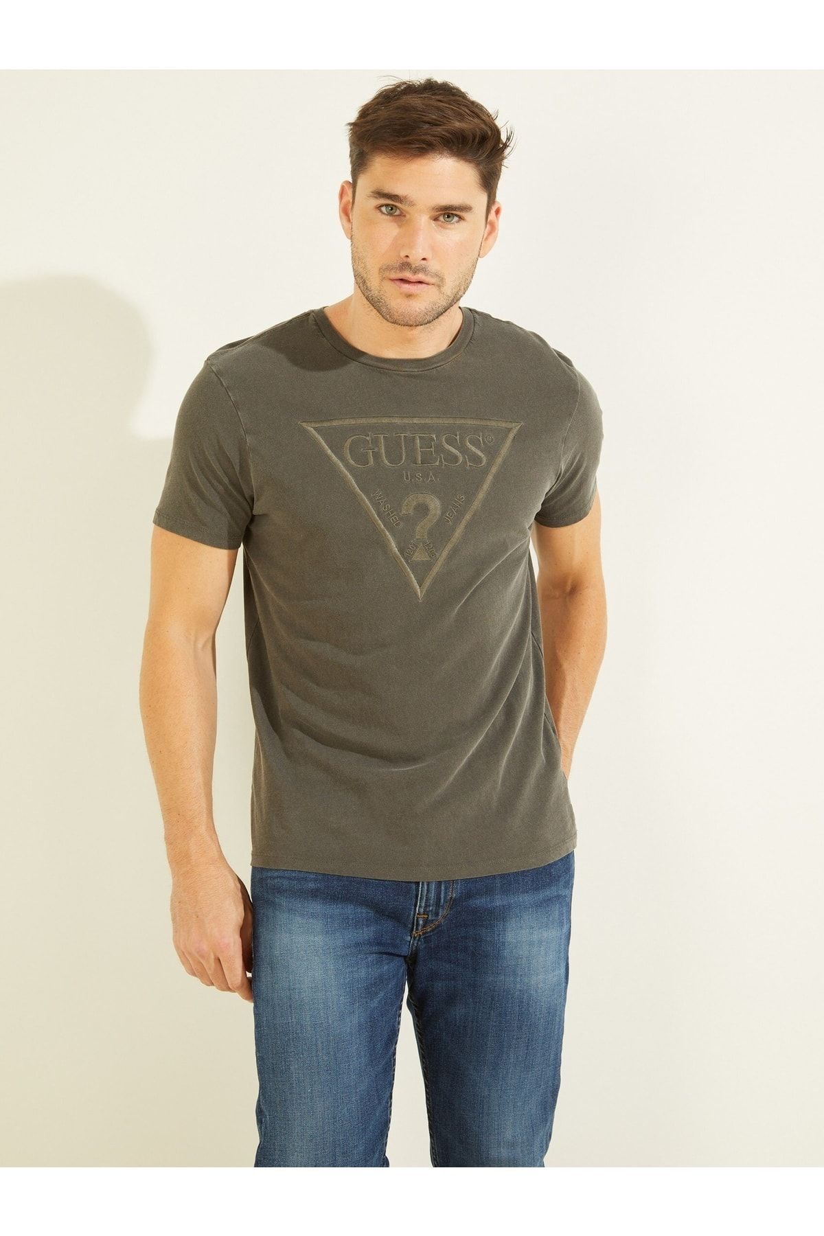 Guess Erkek Siyah T-Shirt PG5175