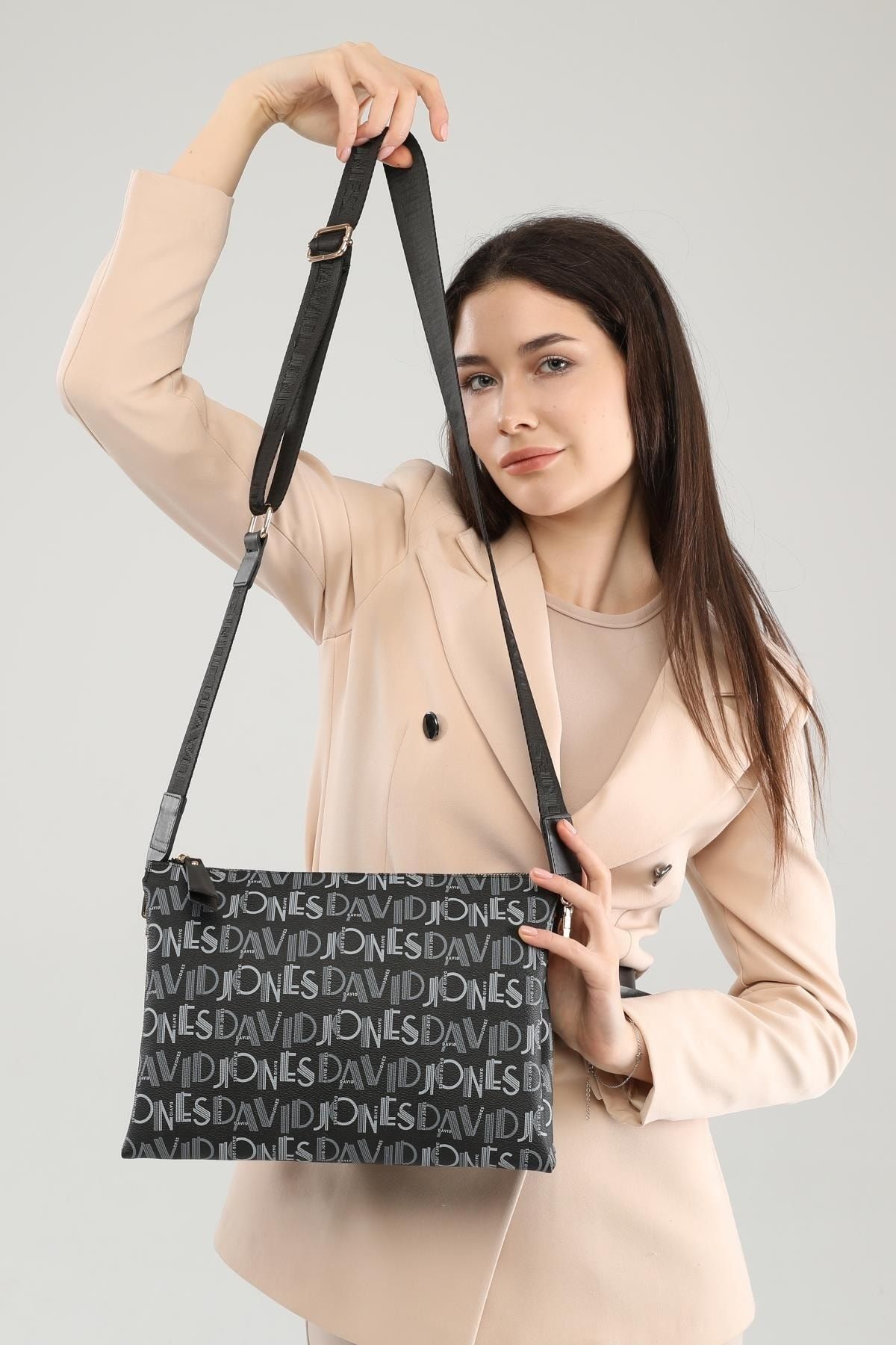 David Jones Women s Crossbody Bag Black Trendyol