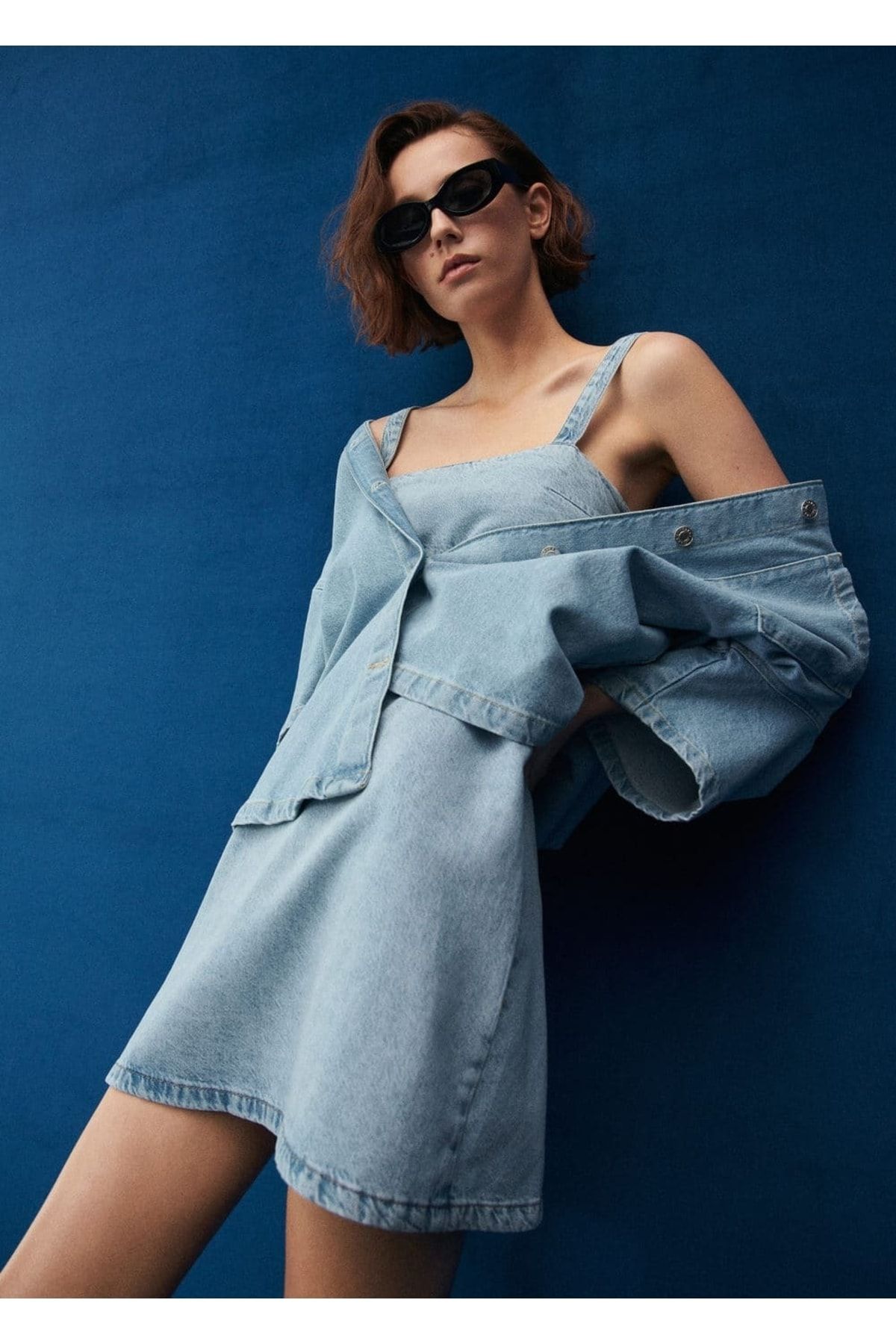 Lyocell Denim Elbise