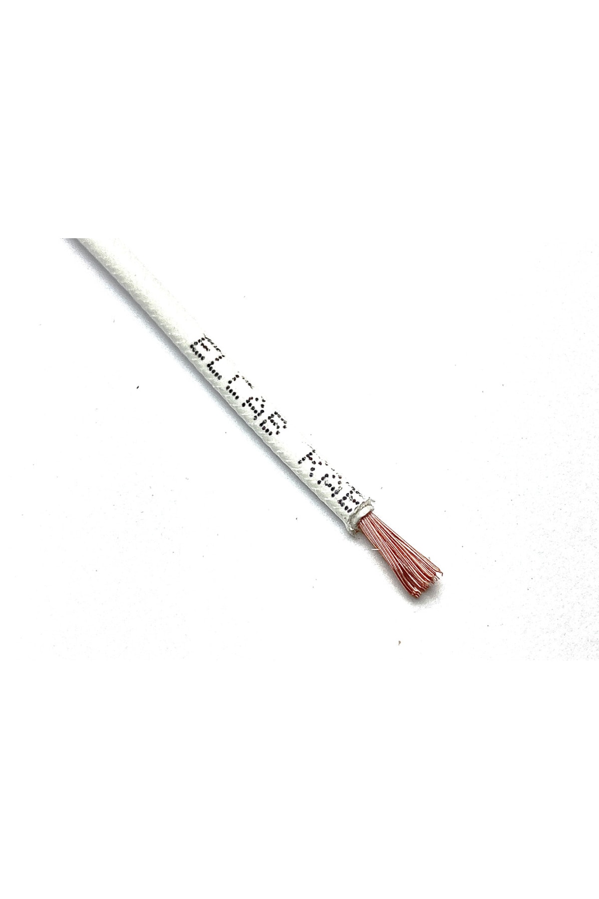 Elcab 1,5mm2 Sıaf-gl Çok Telli Silikon Üzerine Cam Elyaf Iplik Örgü Izoleli Kablo (1 Metre)