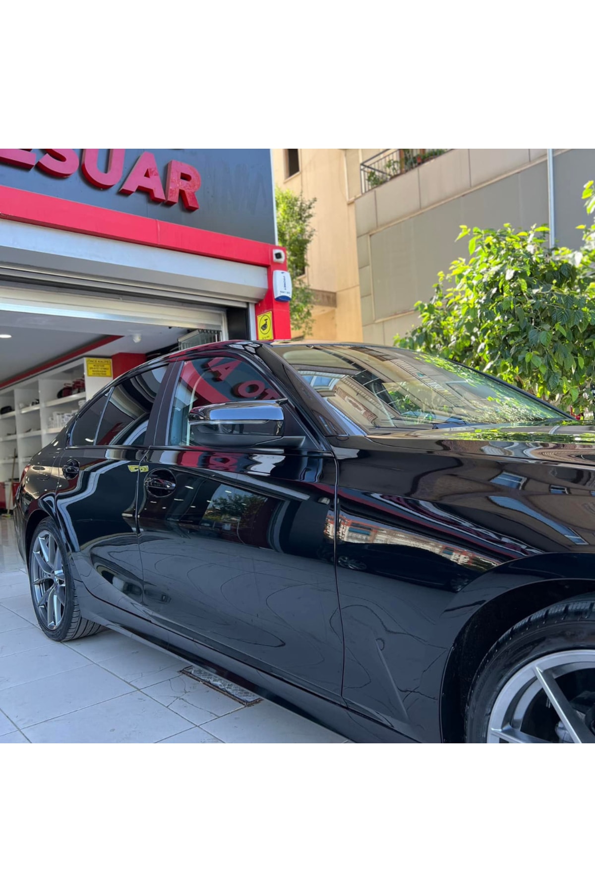 STS Oto Aksesuar Bmw G20 3 Serisi Batman Yarasa Piano Black Abs Plastik ...