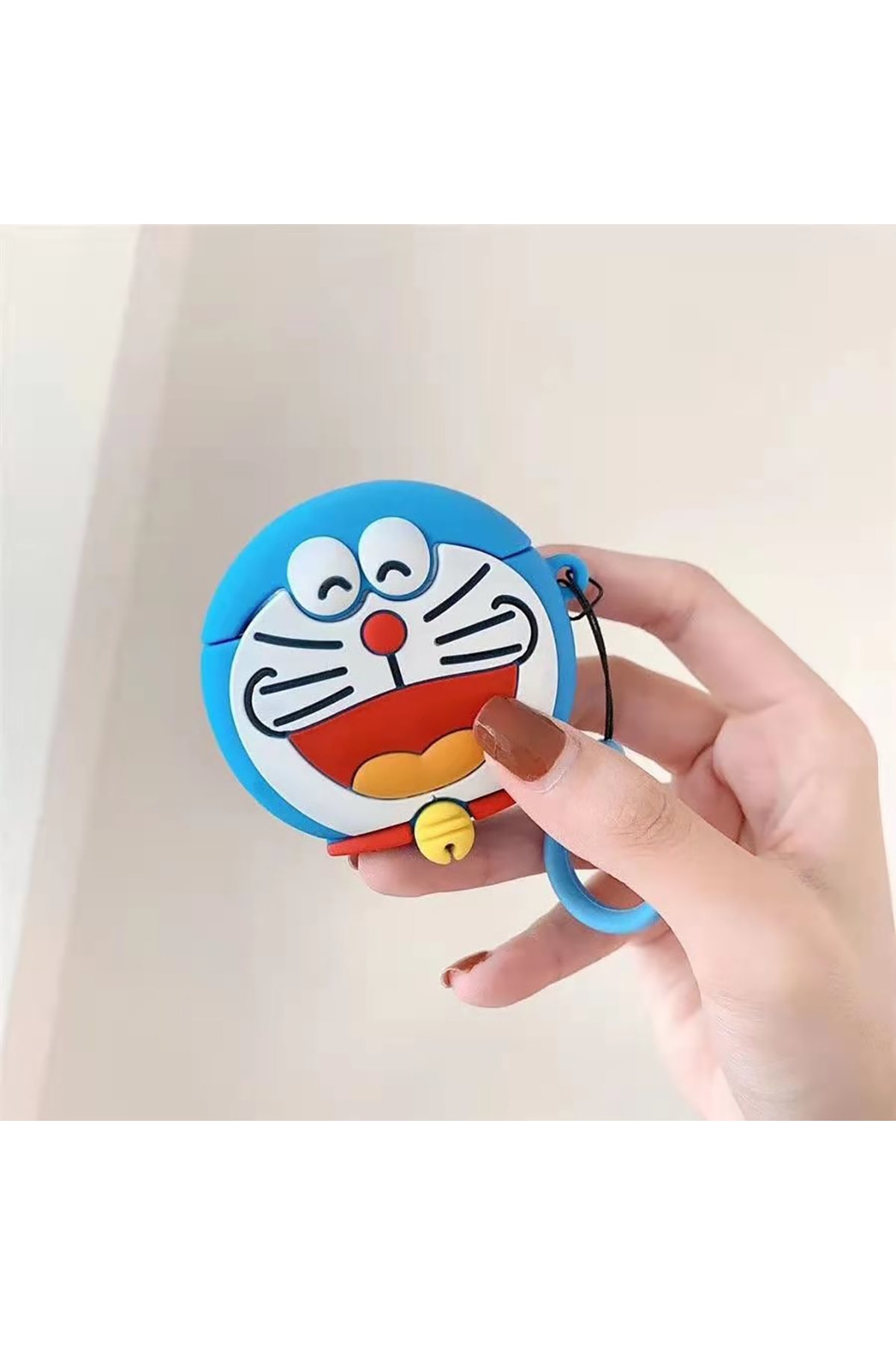 E2m Aırpods 1-2 Kılıf Doraemon Mavi 2