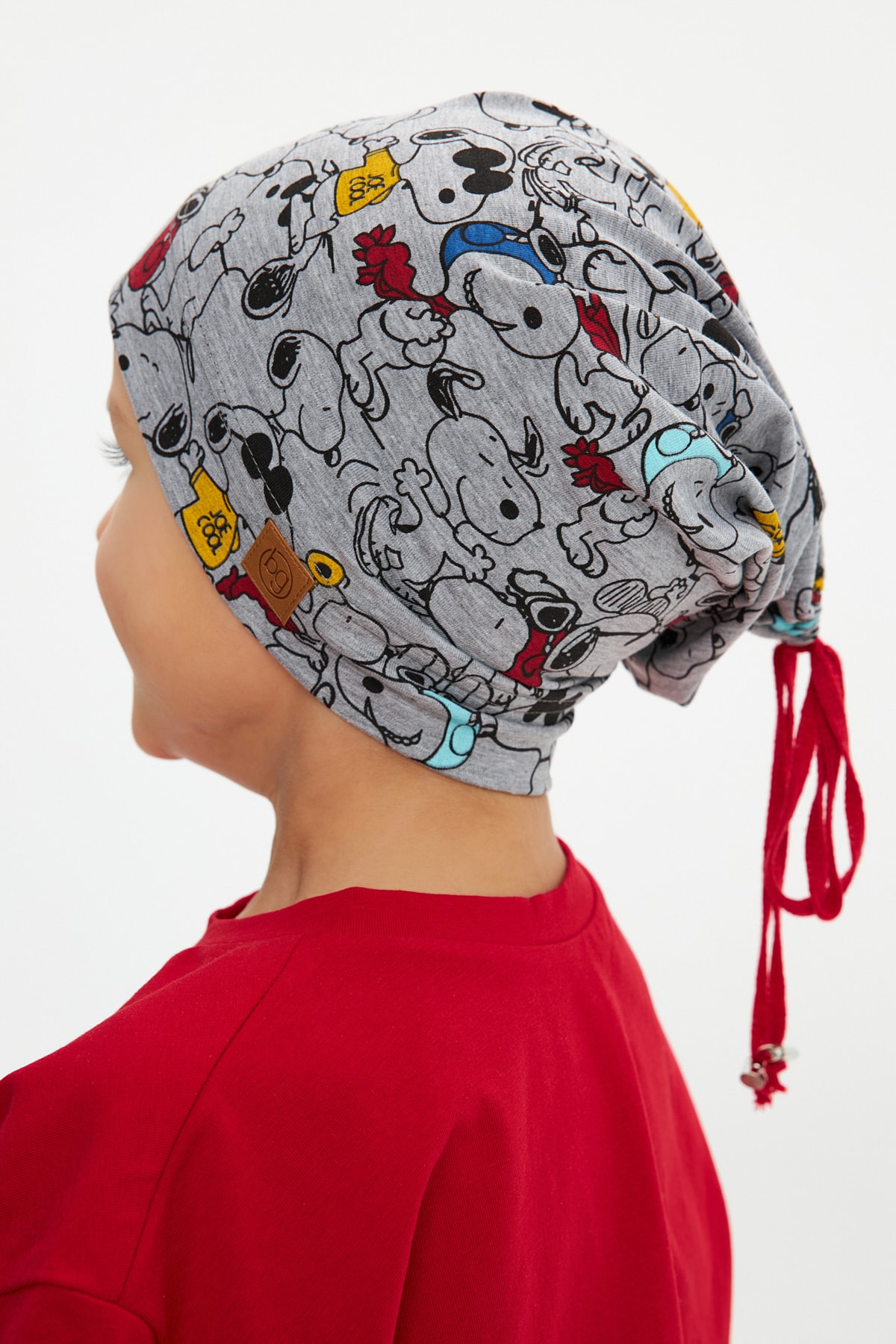 Babygiz Bebek Çocuk Genç Renkli Figürlü 4 Mevsim Şapka Bere %100 Pamuklu Penye fotoğrafı 4 (önizleme)