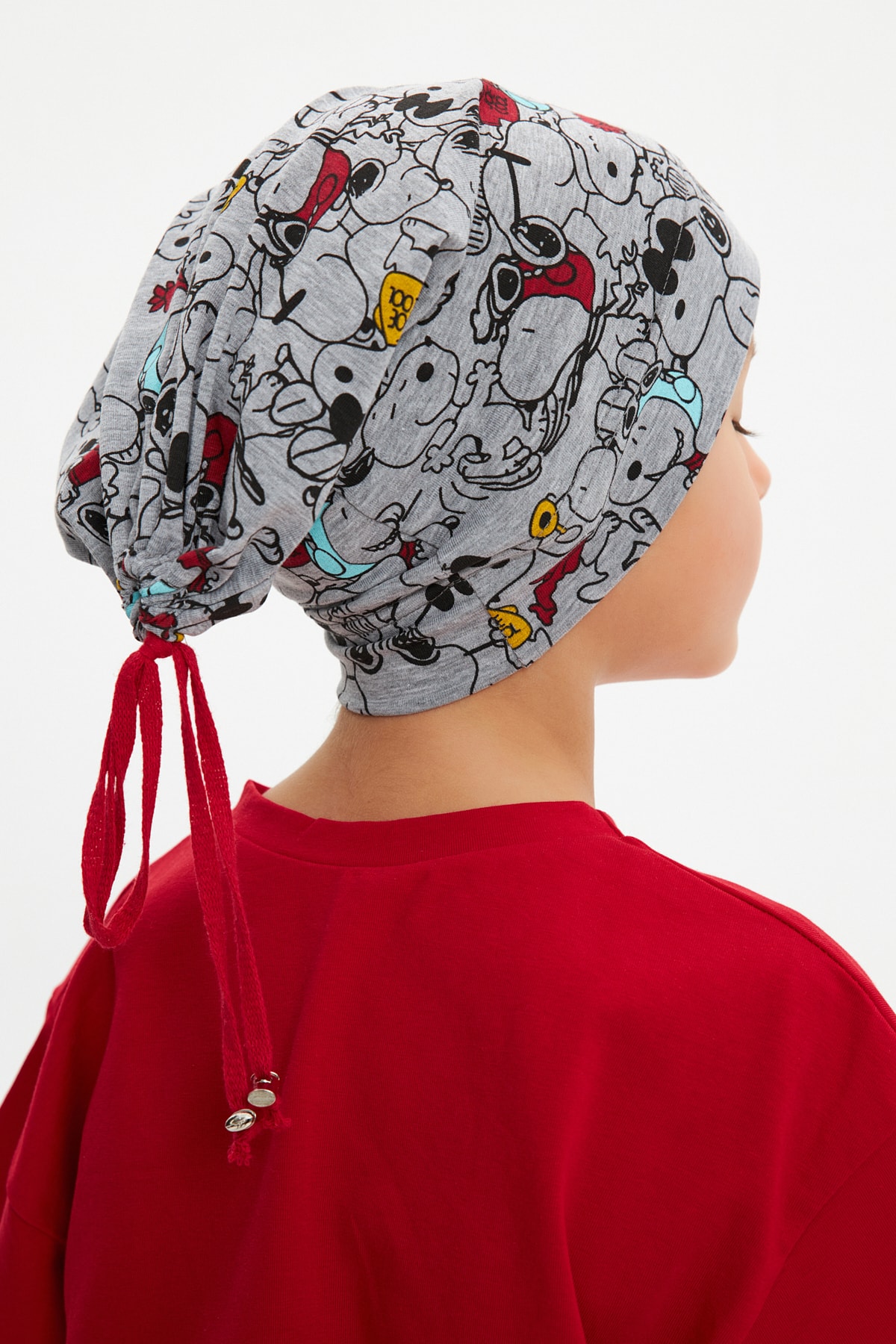 Babygiz Bebek Çocuk Genç Renkli Figürlü 4 Mevsim Şapka Bere %100 Pamuklu Penye fotoğrafı 5 (önizleme)