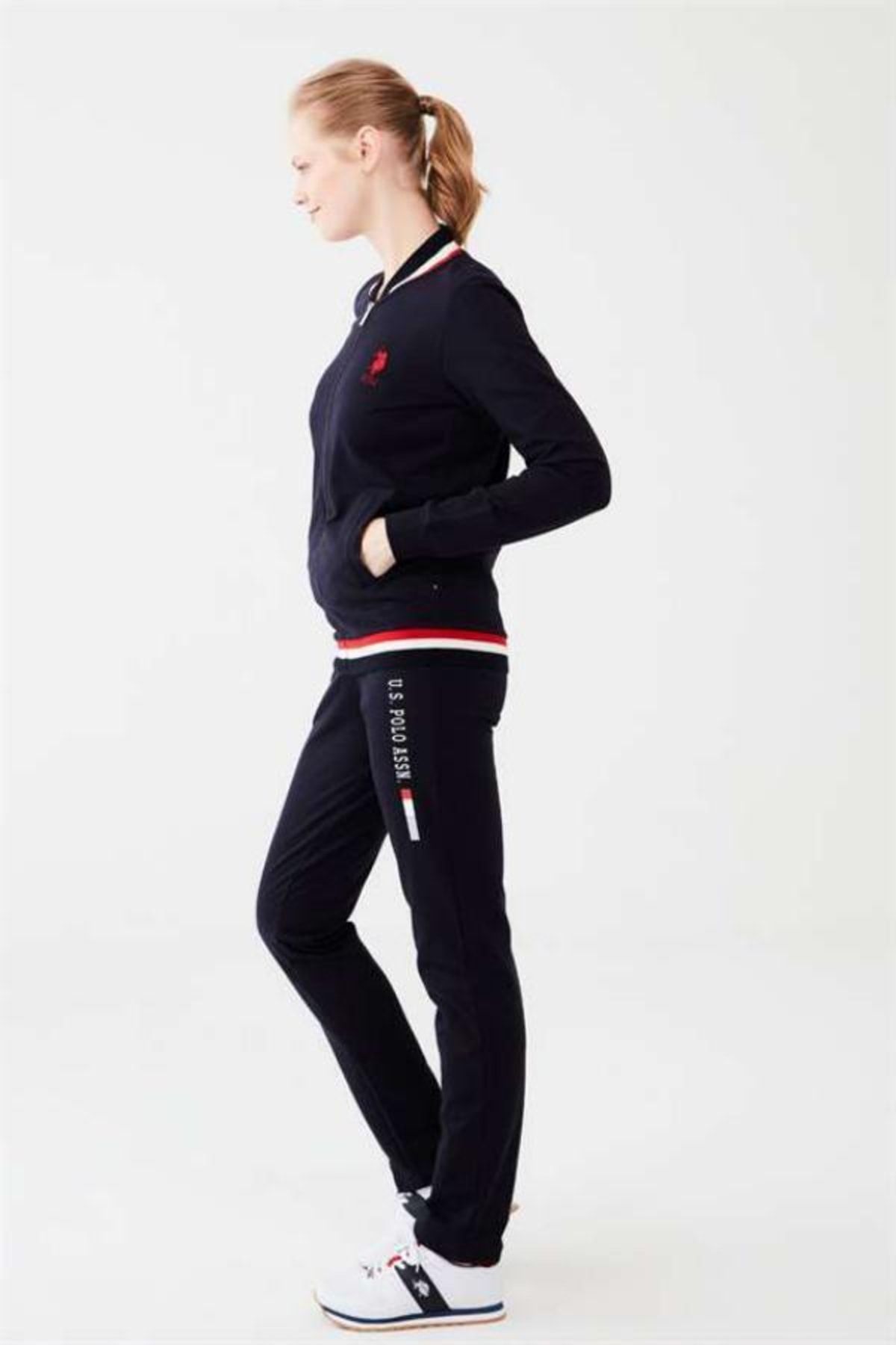U.S. Polo Assn. Women s Navy Blue Tracksuit Set Trendyol