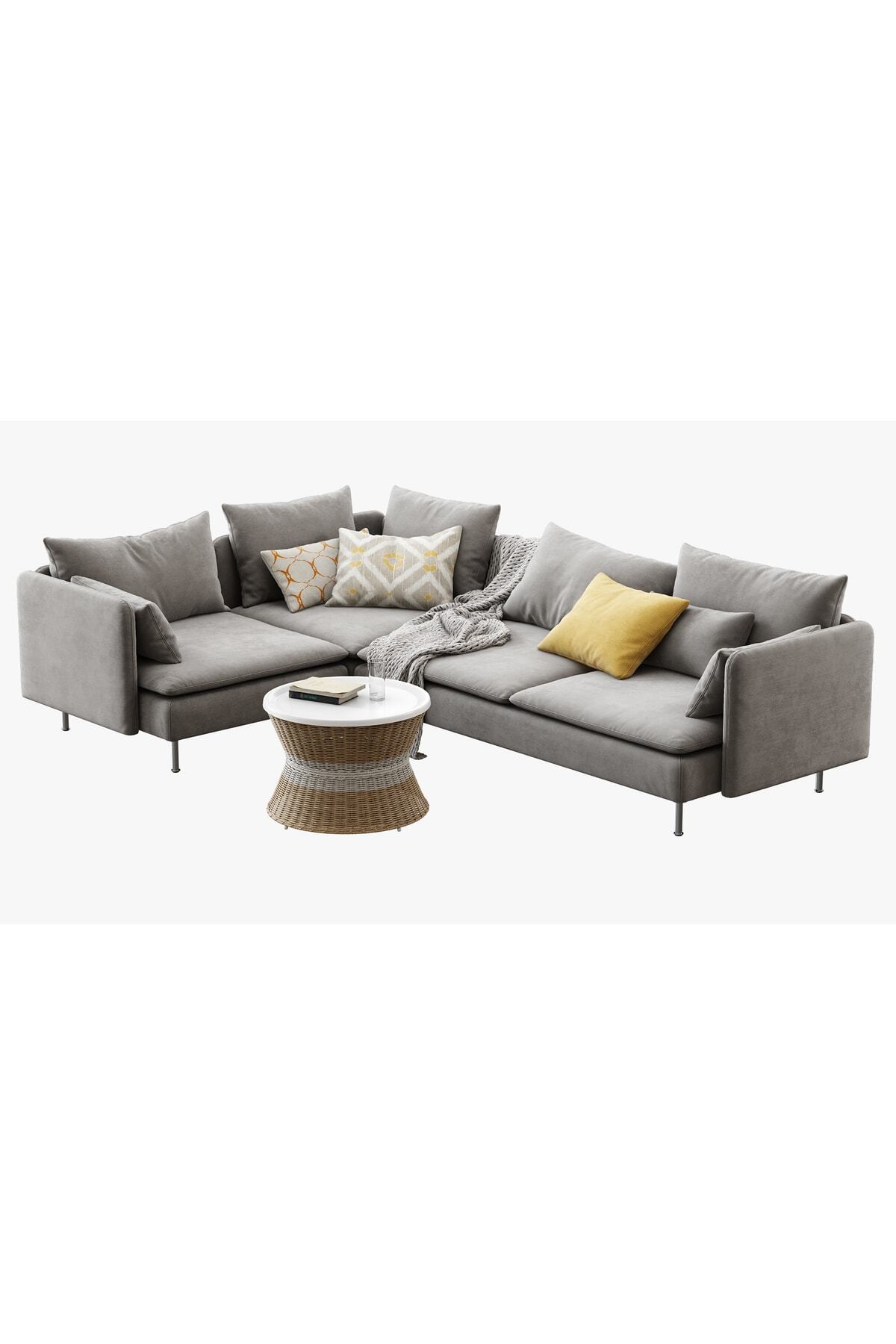 ERİZA Bella Sağ Köşe Takımı (antrisit) 291x198cm Babyface 27