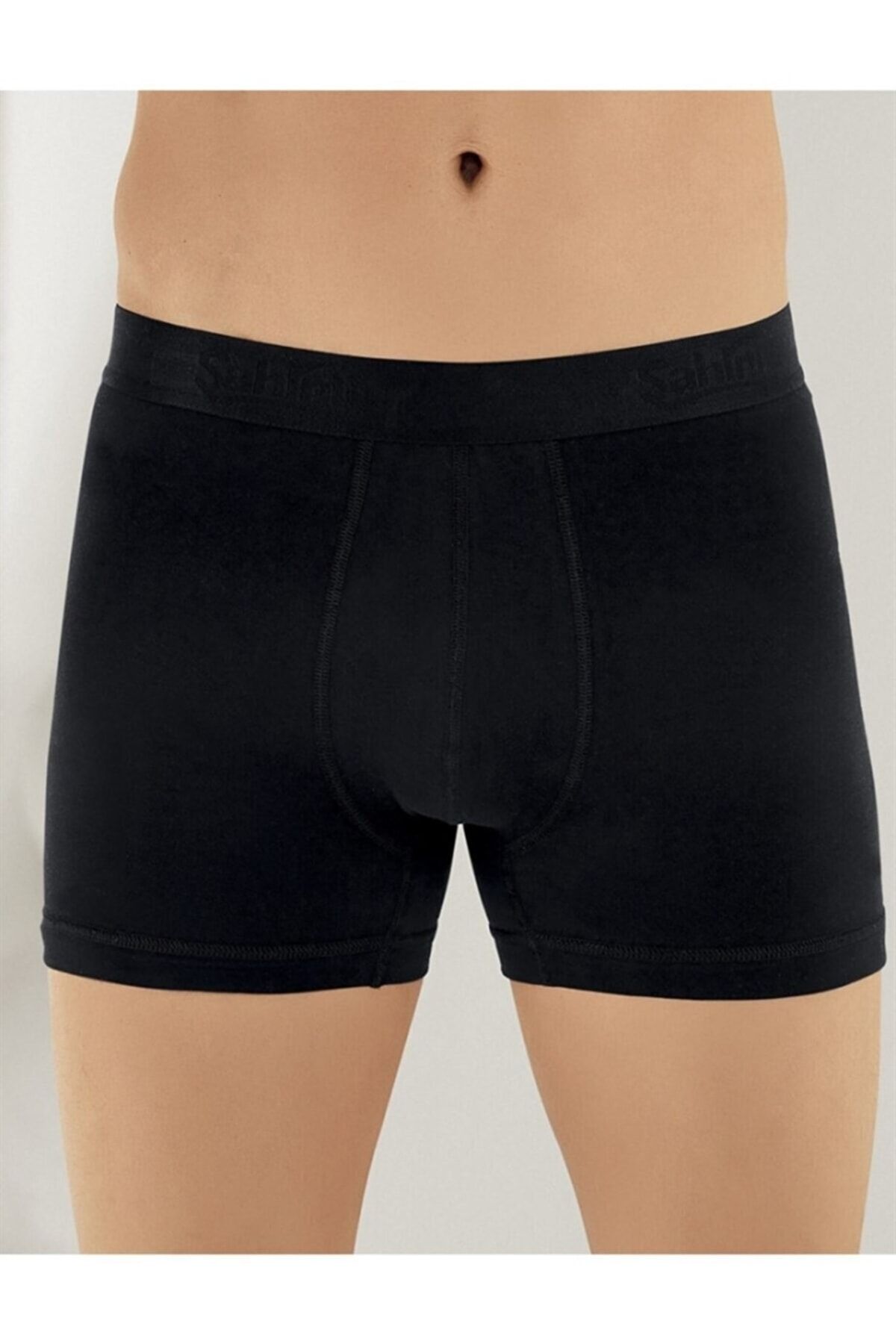 Arma Yıldız Erkek Siyah Likralı Boxer 6'lı Paket