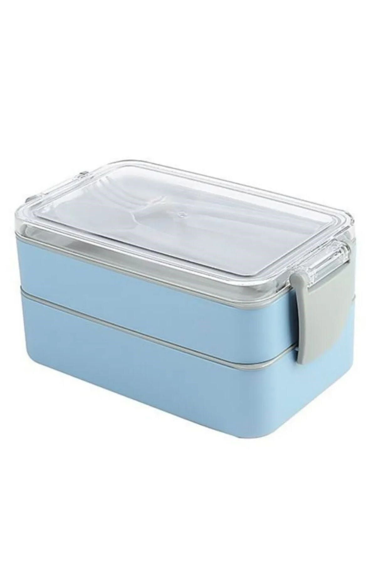 Buffer-®   900 ml Capacity 2 Compartments Durable Feeding Bowl - with Fork and Spoon 5