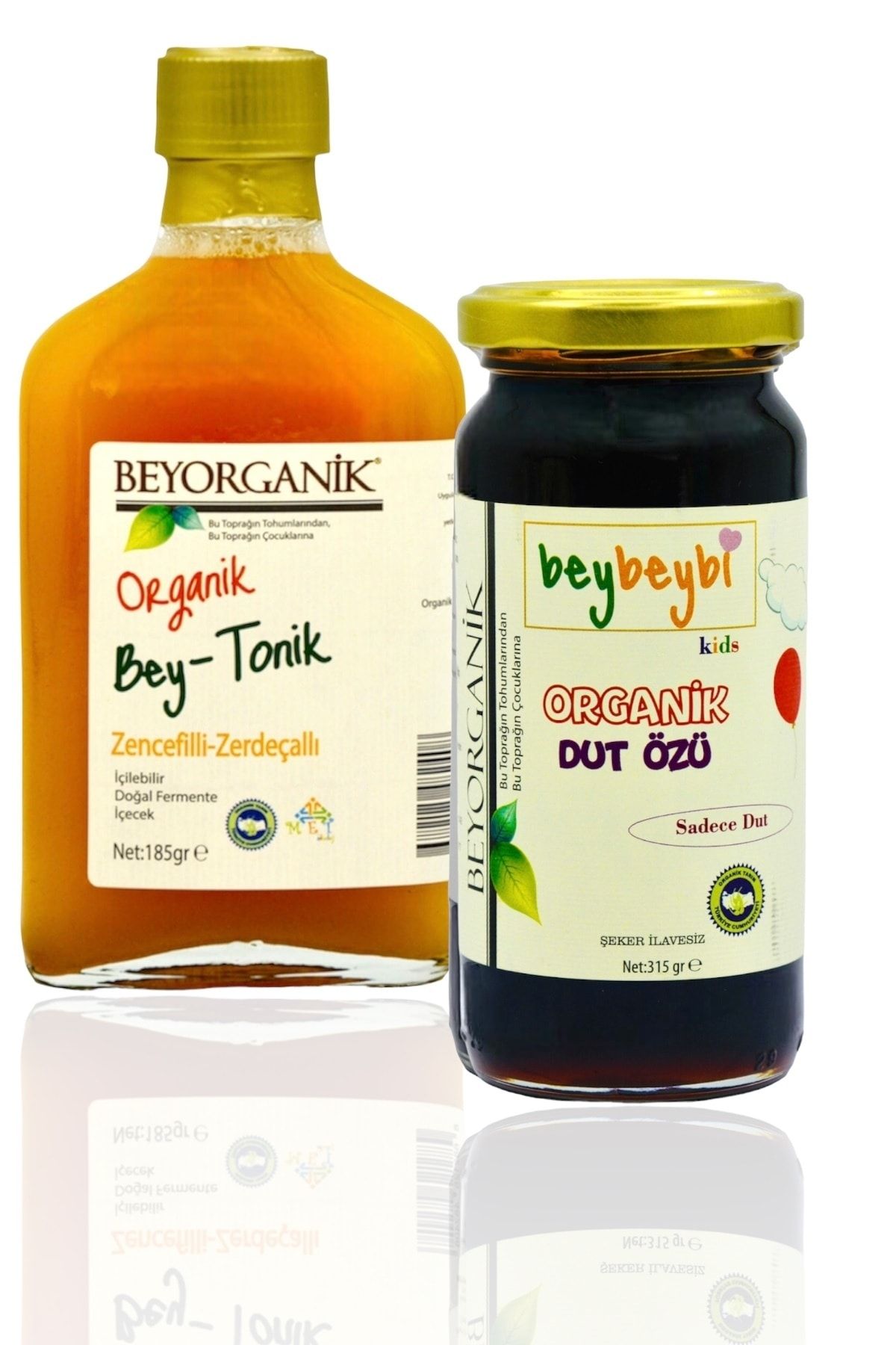 BEYORGANİK Organik Bey Tonik Ve Organik Dut Özü Seti 2'li