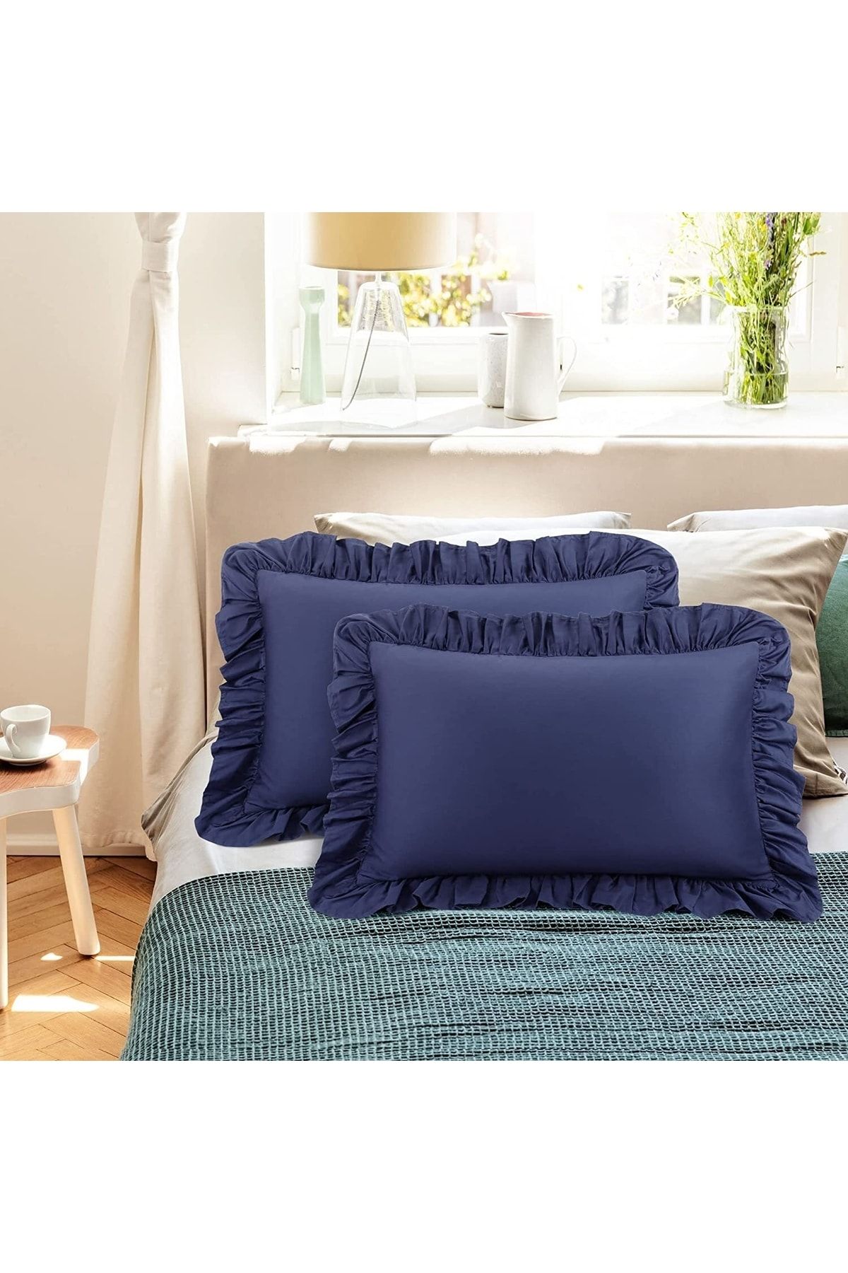 Dark blue outlet couch pillows