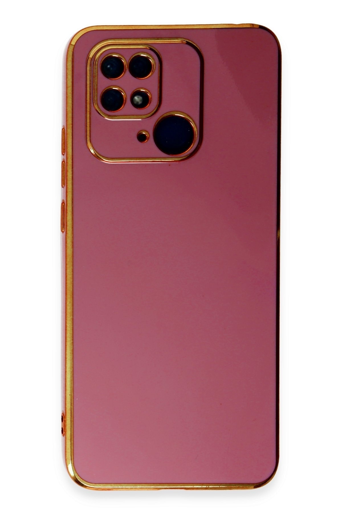 Xiaomi Poco C40 Compatible Case Gold Detailed Vivid Color Silicone