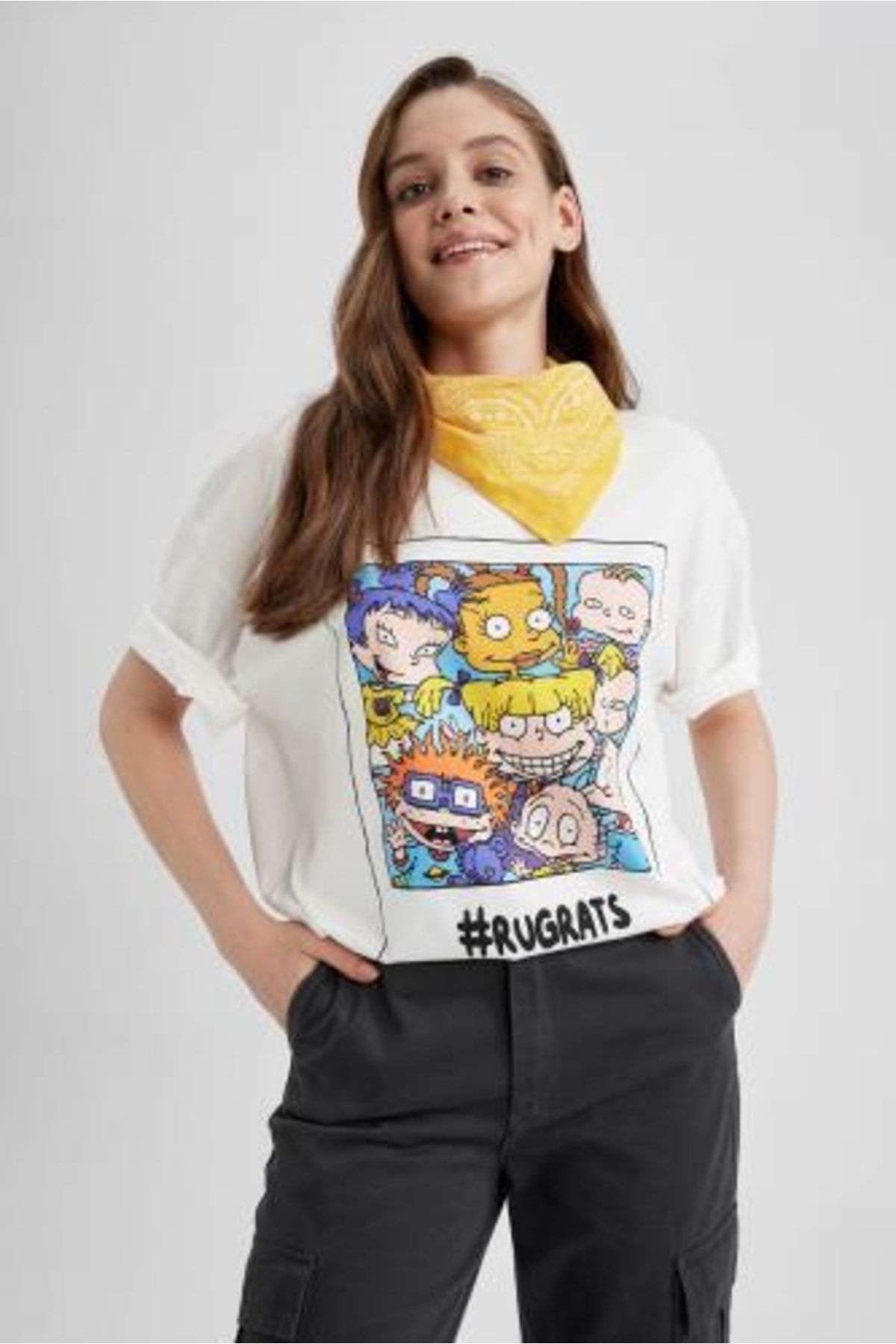 DeFacto T-Shirt Weiß Oversized Fast ausverkauft