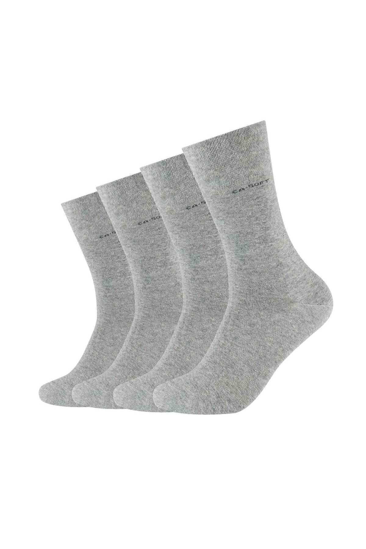 camano-Unisex-Socken – weiche Socken, einfarbig, 4er-Pack 1