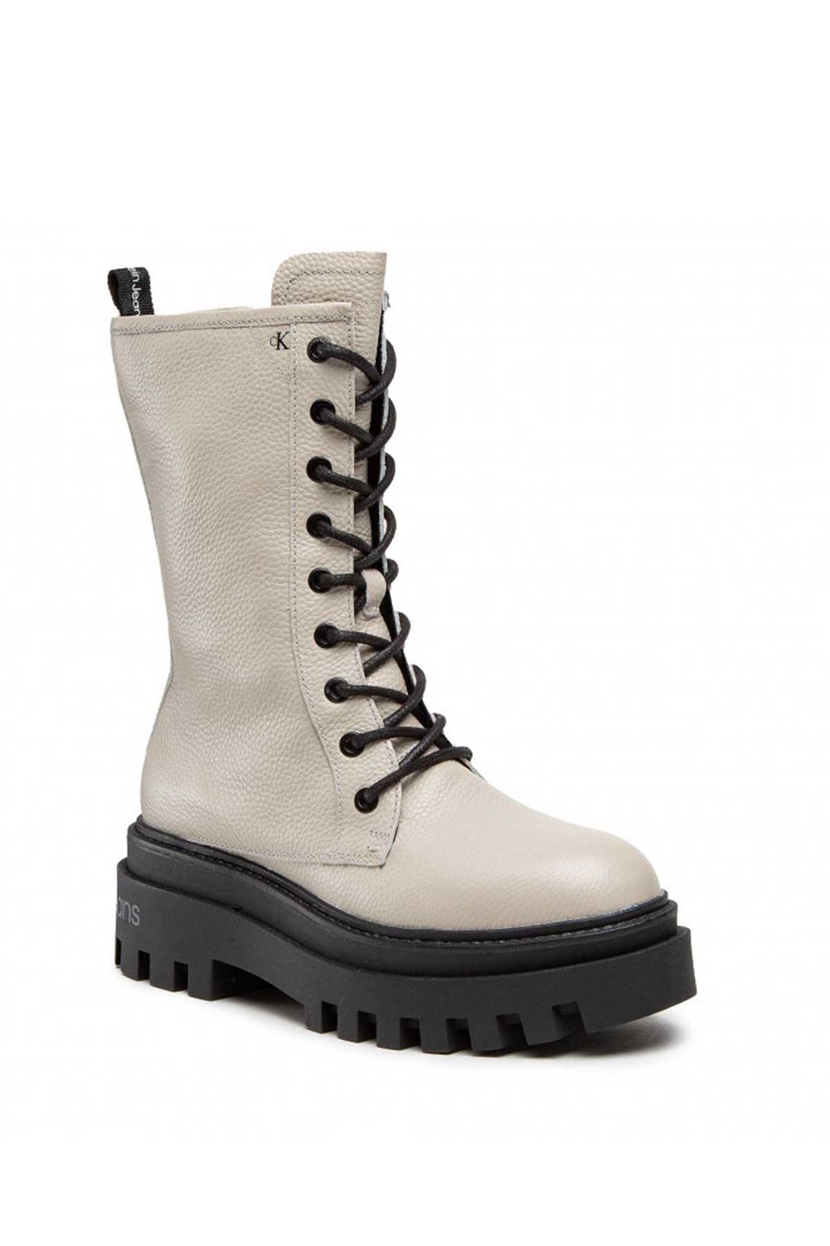 Calvin Klein Damskie Buty Na Platformie Z Wysokim Stanem Chelsea Mid Yw0yw00843 Kobieta - 41