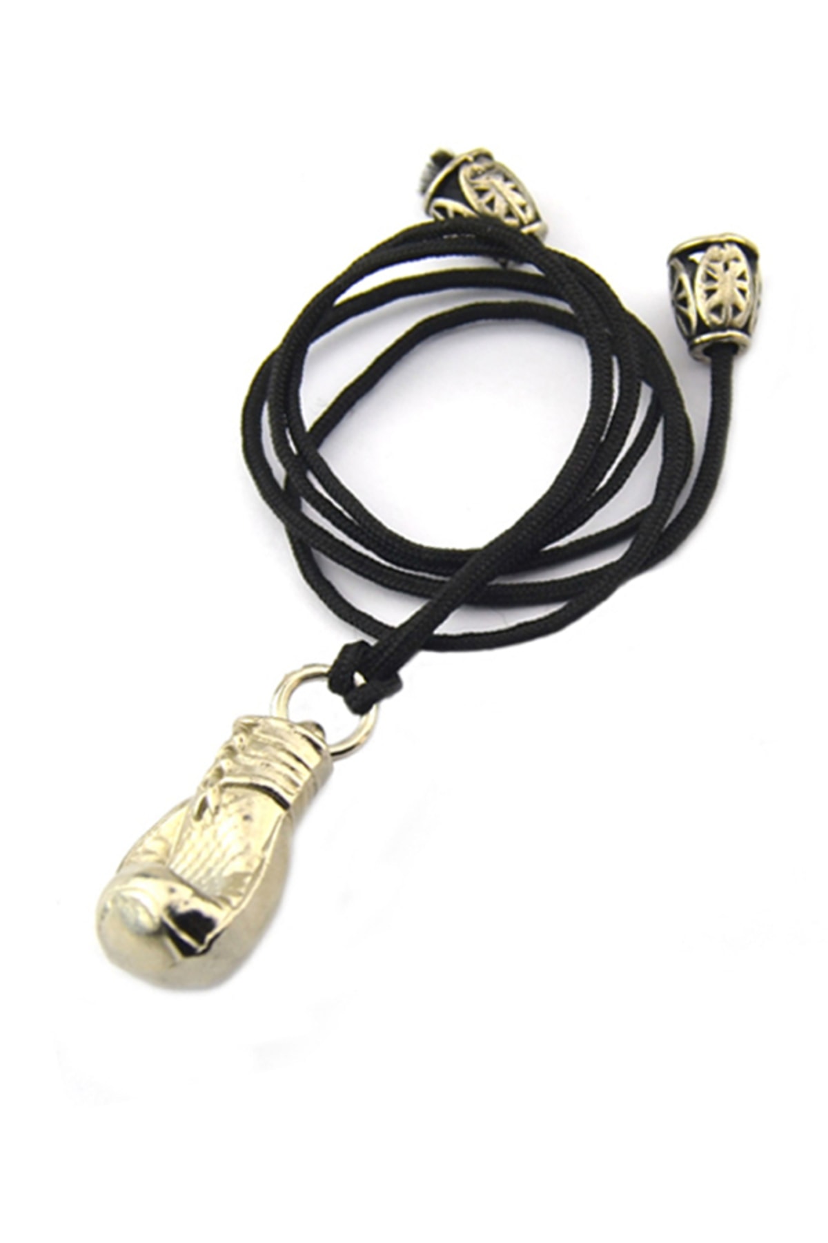 anahtarlıksepeti Boks Eldiveni Ipli Kolye - Nikel