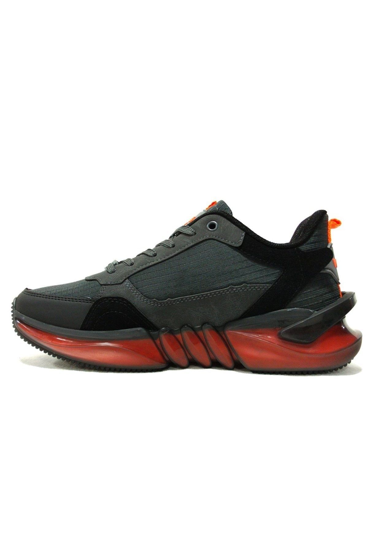 Wickers-Smoked Orange Lace-up Sneakers Sports Shoes 3