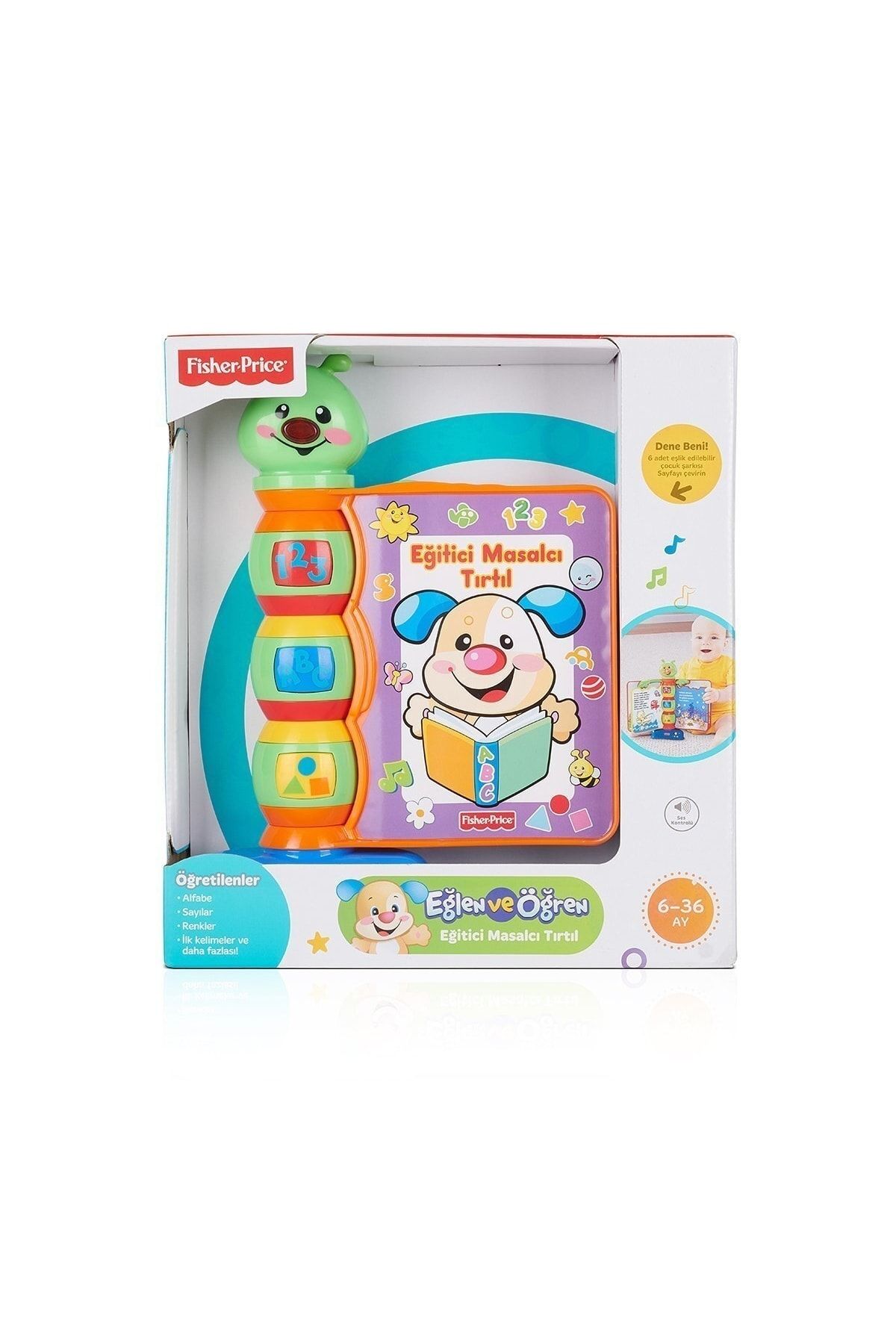 BYR Fisher-price® Eğlen Ve Öğren Eğitici Masalcı Tırtıl | Türkçe | +6 Ay