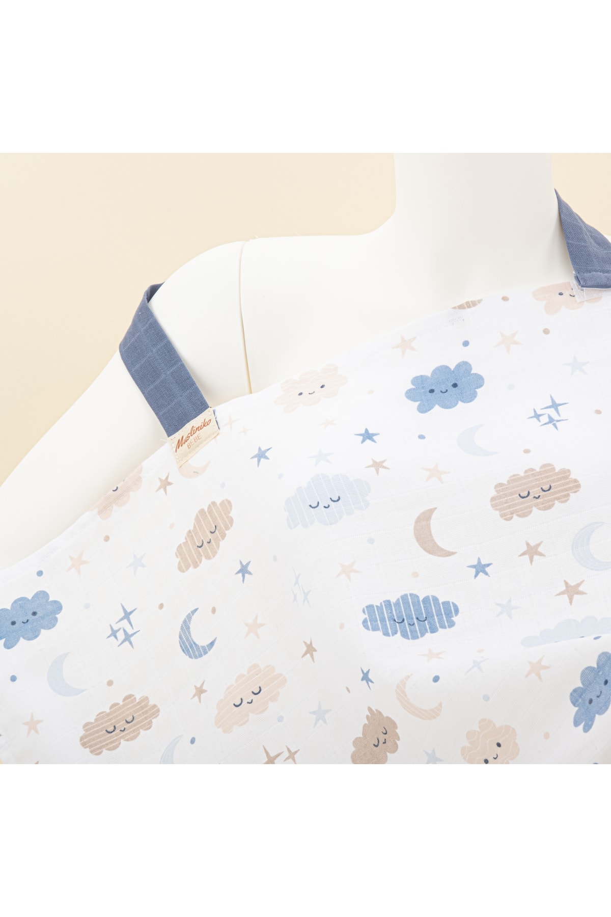 Yunikobaby Emzirme Önlüğü - Mavi Bulut fotoğrafı 2 (önizleme)