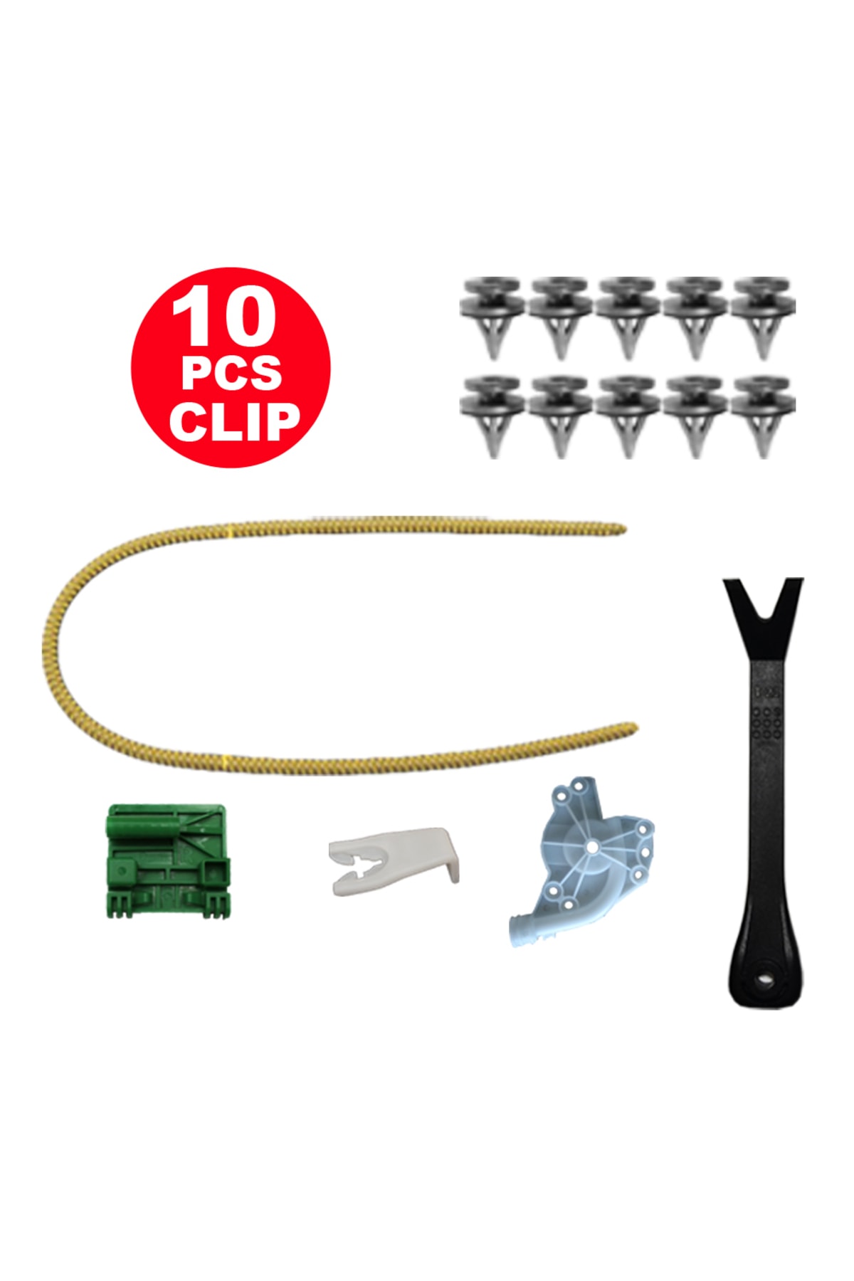 Star Klips Renault Scenic 1 96-03 Laguna 2 01-07 Espace 01-09 8200044417 Sağ Arka Cam Kriko Tamir Seti 10 Klips