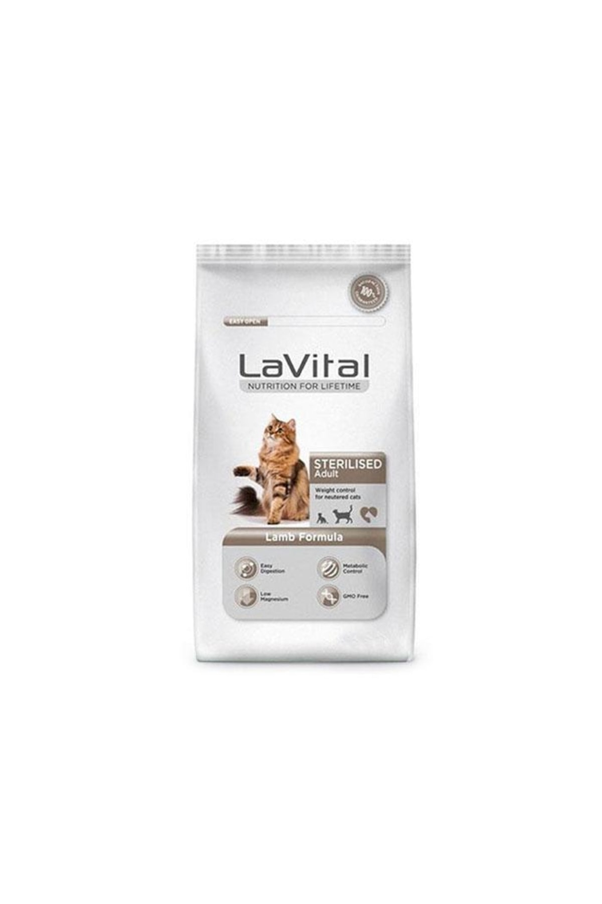 La Vital Lavital Sterilised Kuzulu 12kg Kısır Kedi Maması Kısırlaştırılmış Kuru Kedi Maması OH10335