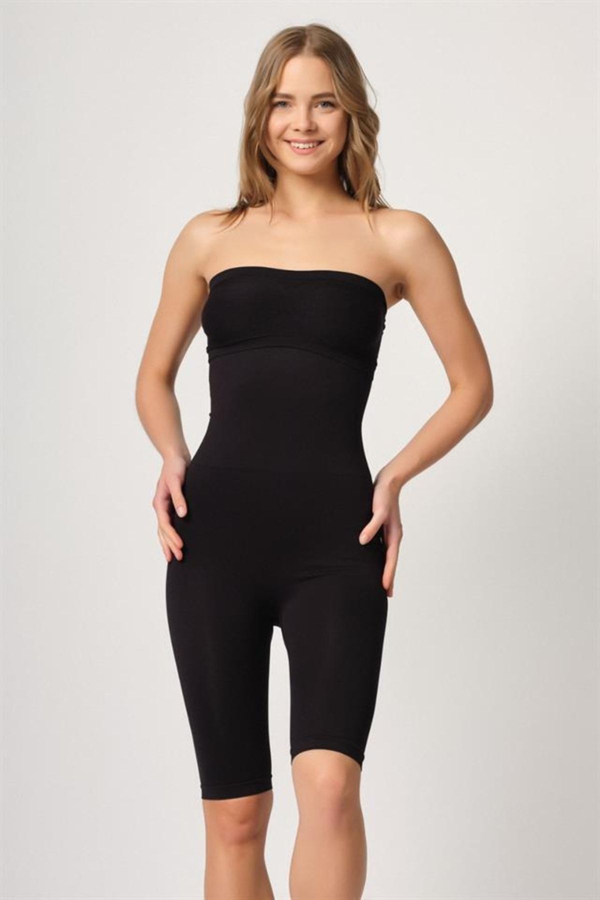 Tube top biker short romper sales
