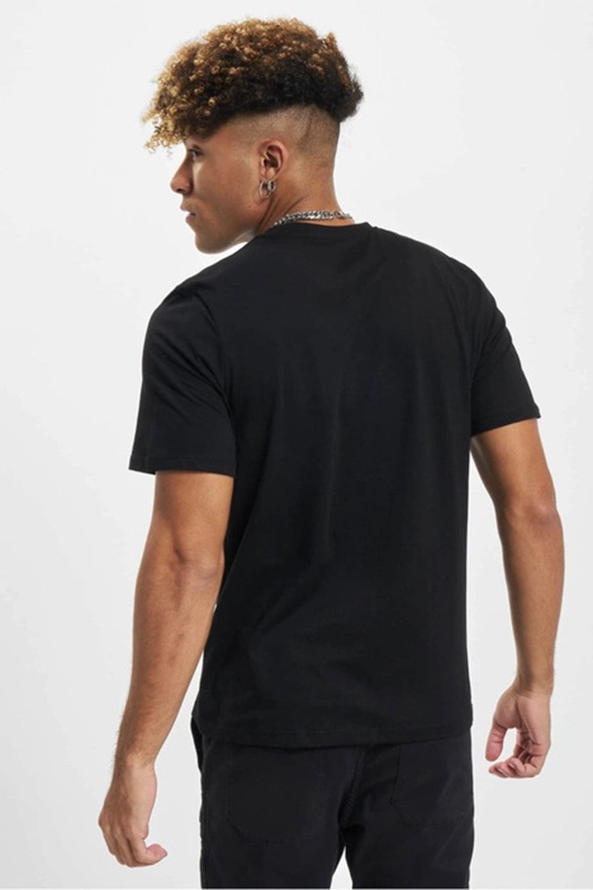 تی شرت سیاه مردانه Jack & Jones یقه خدمه 12232649 مشکی Jack & Jones
