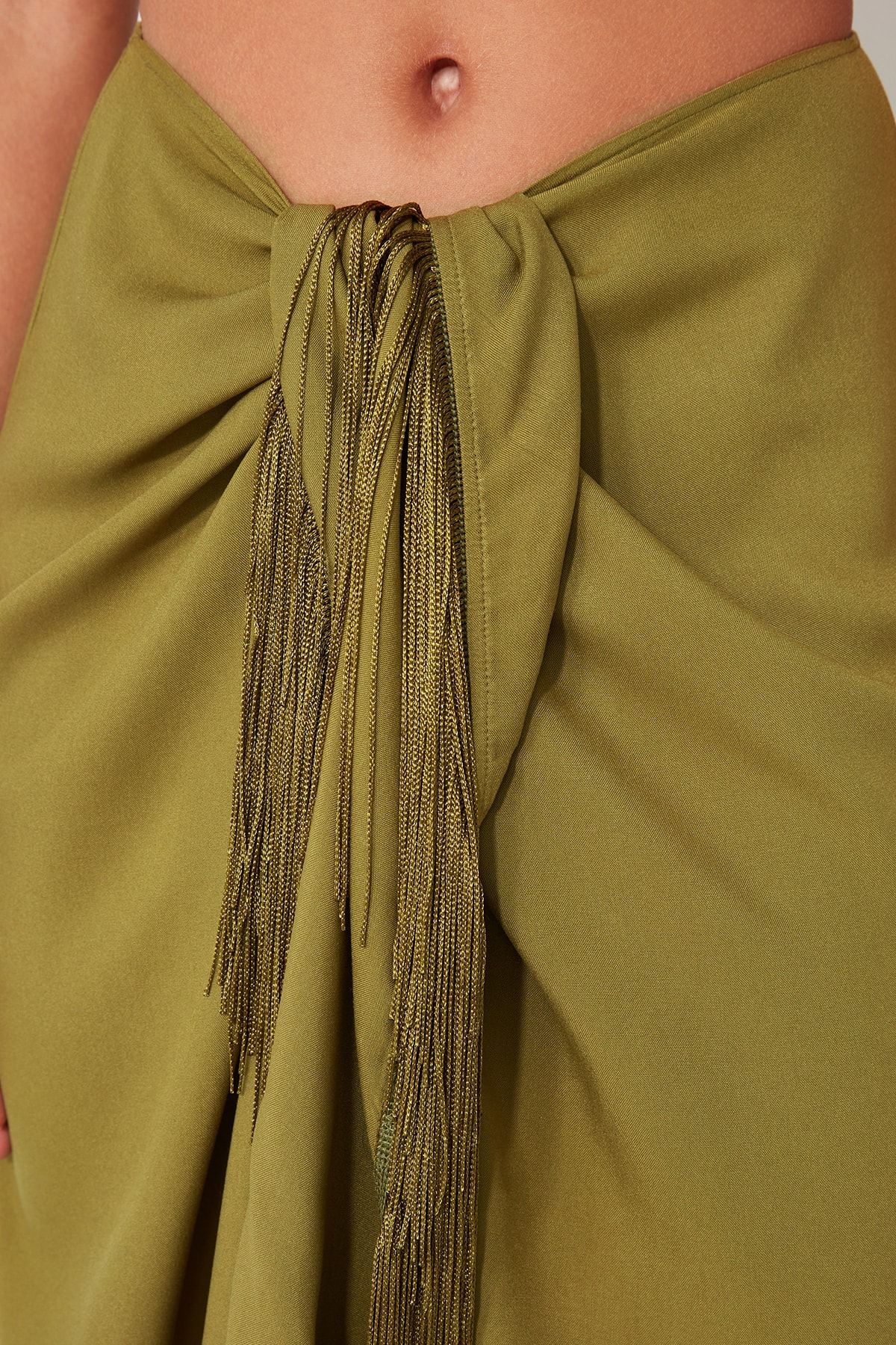 Trendyol Collection Rock Khaki Maxi QV6761
