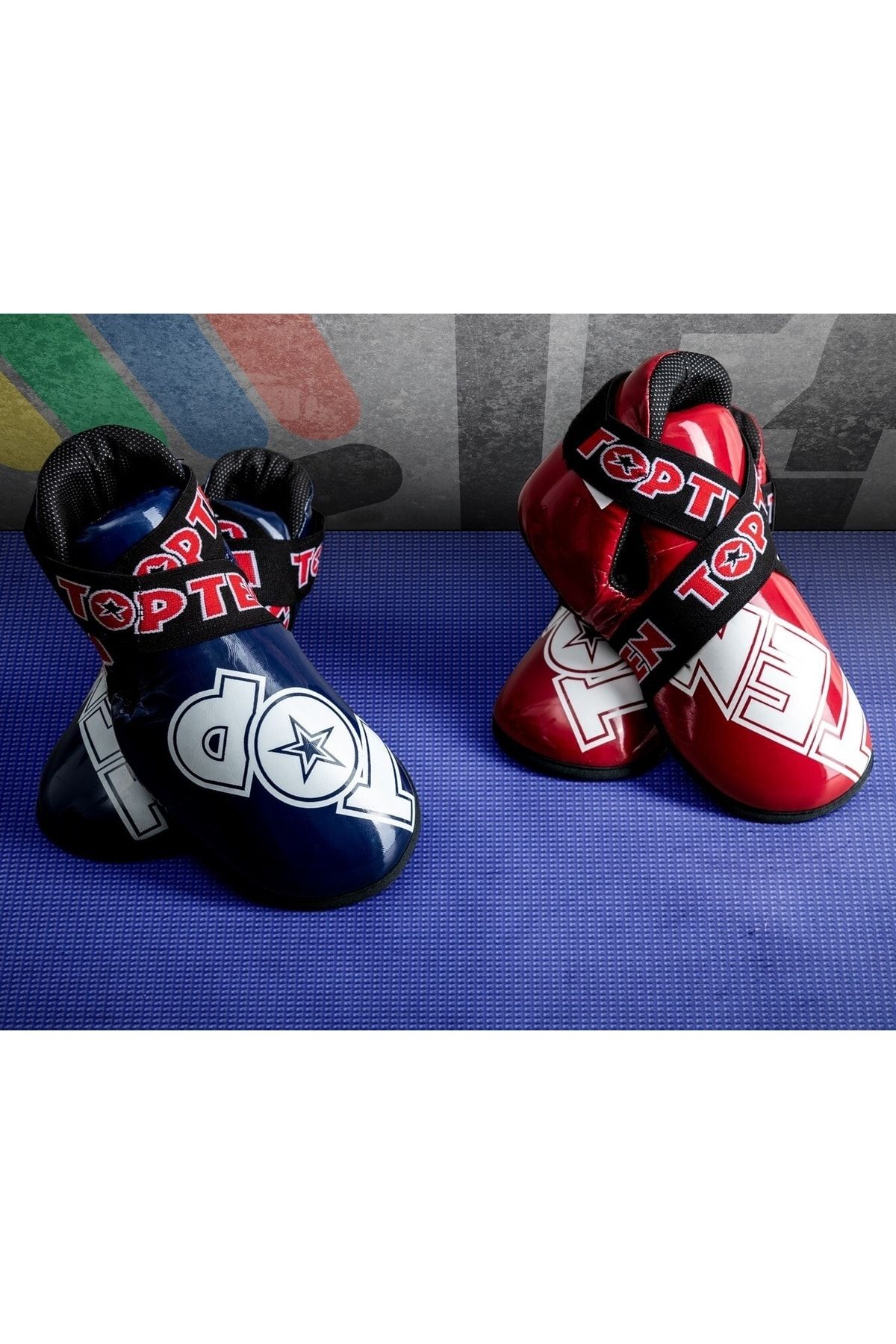 تجهیزات بوکس آبی بوت پای Superlight Kick تأیید شده Wako Topten