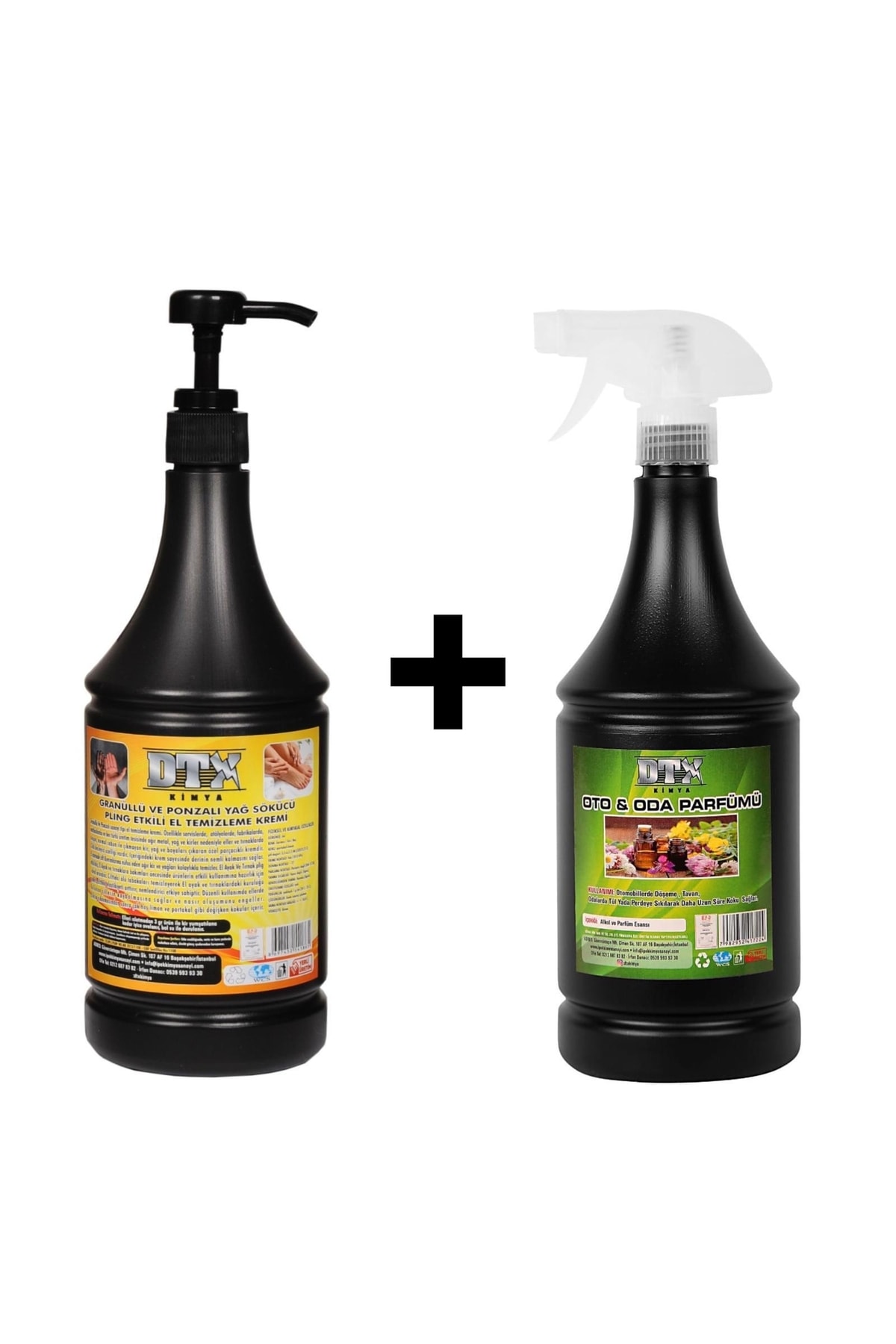 Ponza'lı (talaşlı) El Temizleme Kremi ( Sabunu) 1 Kg & Oto Ve Oda Kokusu 500 Ml