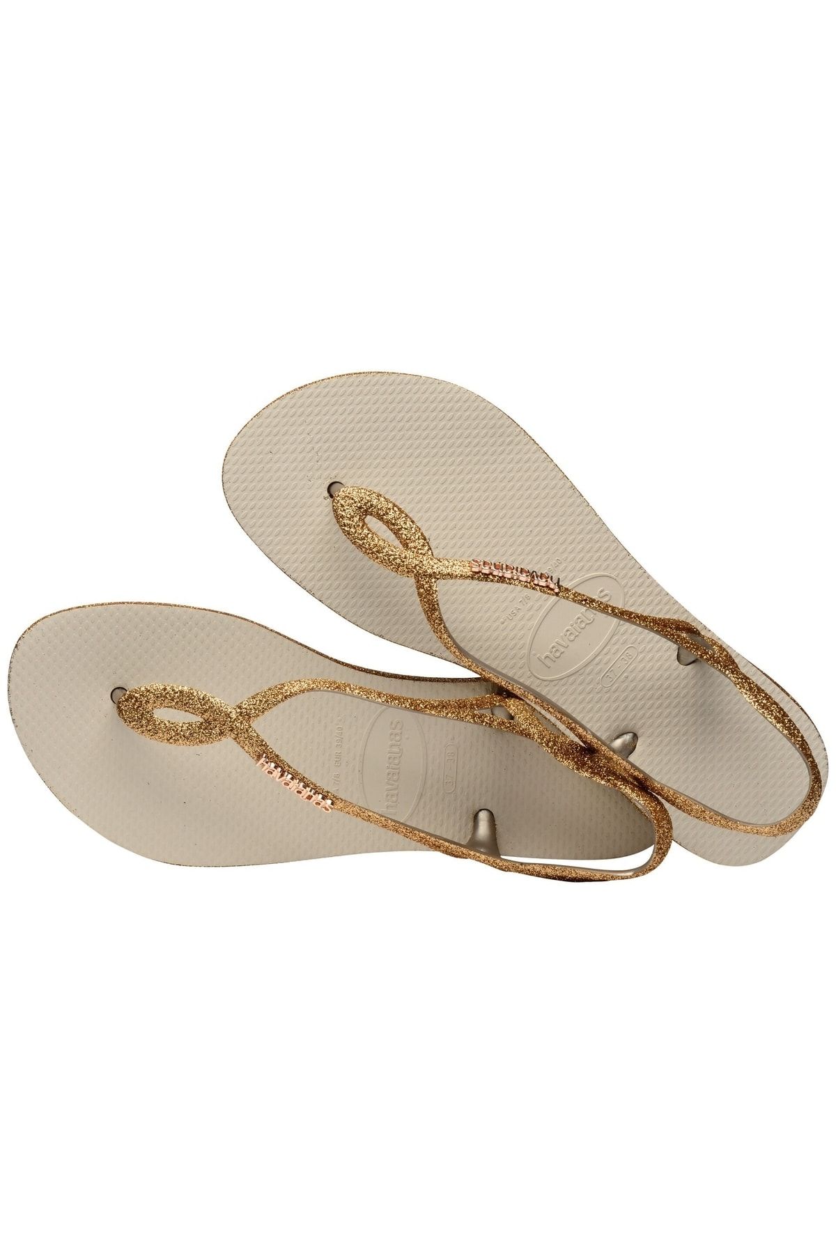 Havaianas best sale luna gold