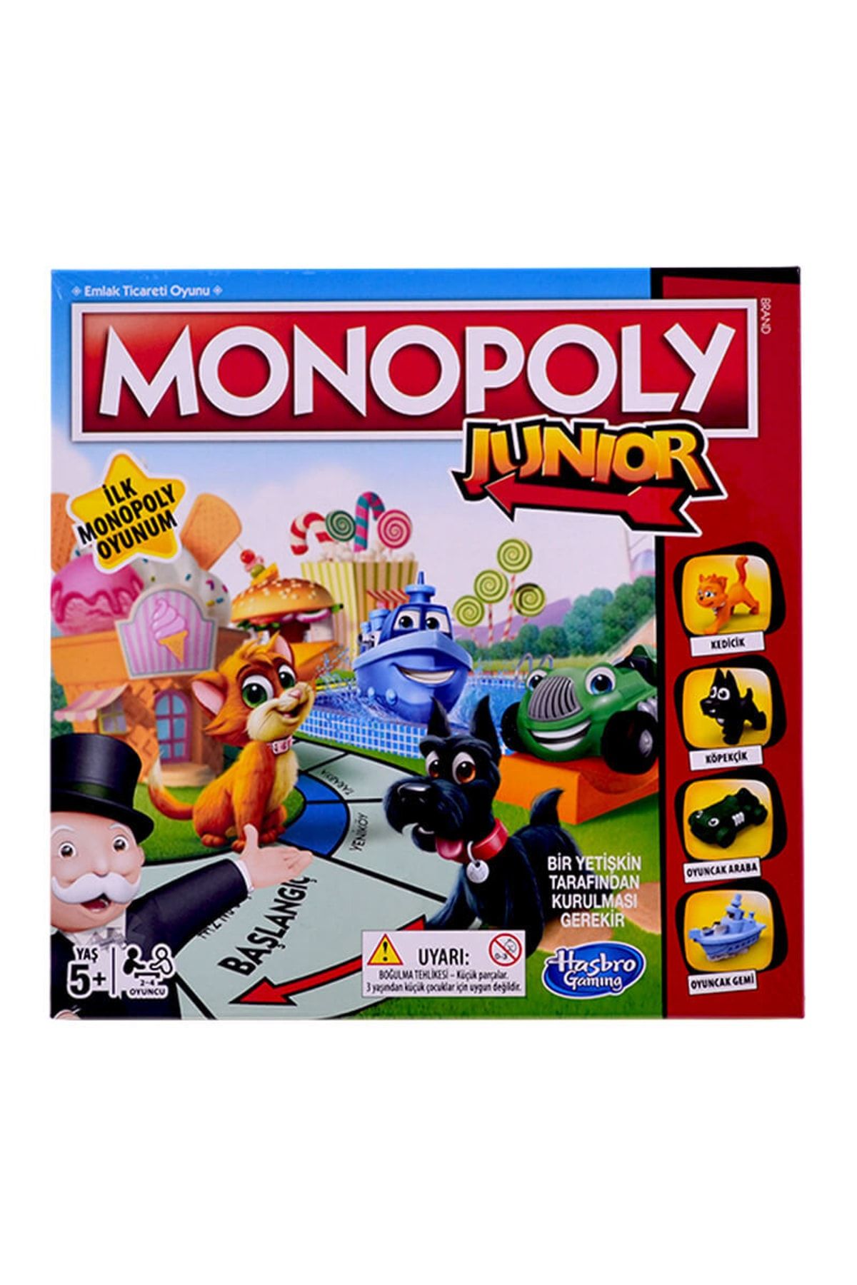Hasbro Yayınları-Hasbro A6984 - Monopoly Junior Board Game 1