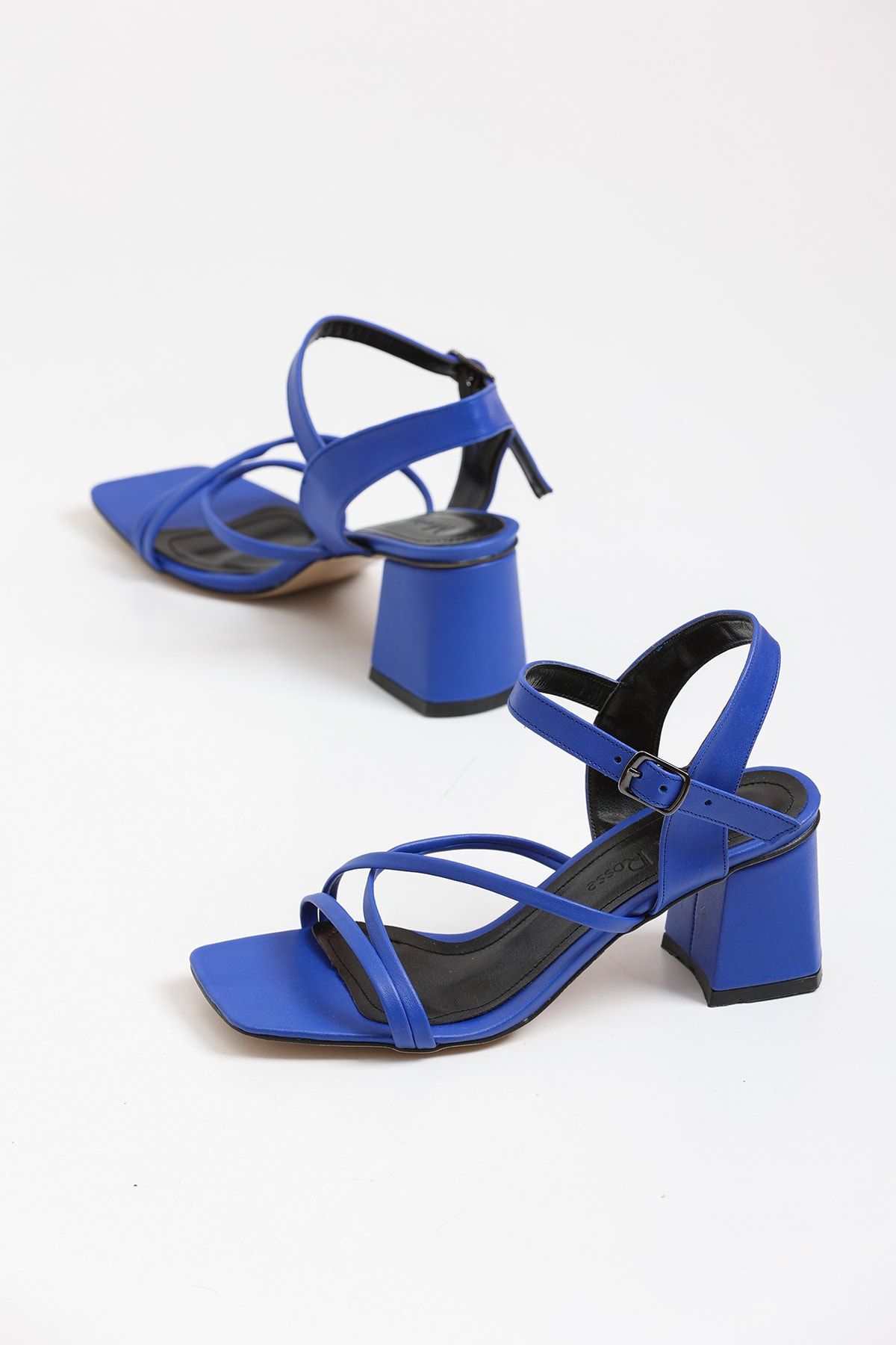 Santamarina Sandals Dark blue Block Trendyol