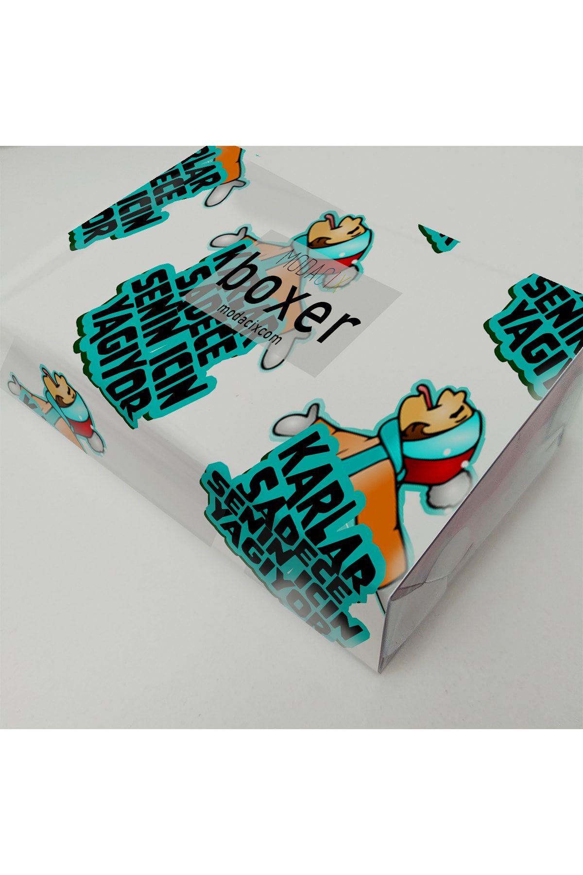 modacix-Snows Only Chilling for You Boxer-Make a Message for Your Name.If No Message is Coming, It Will Be Sent Without Name 3