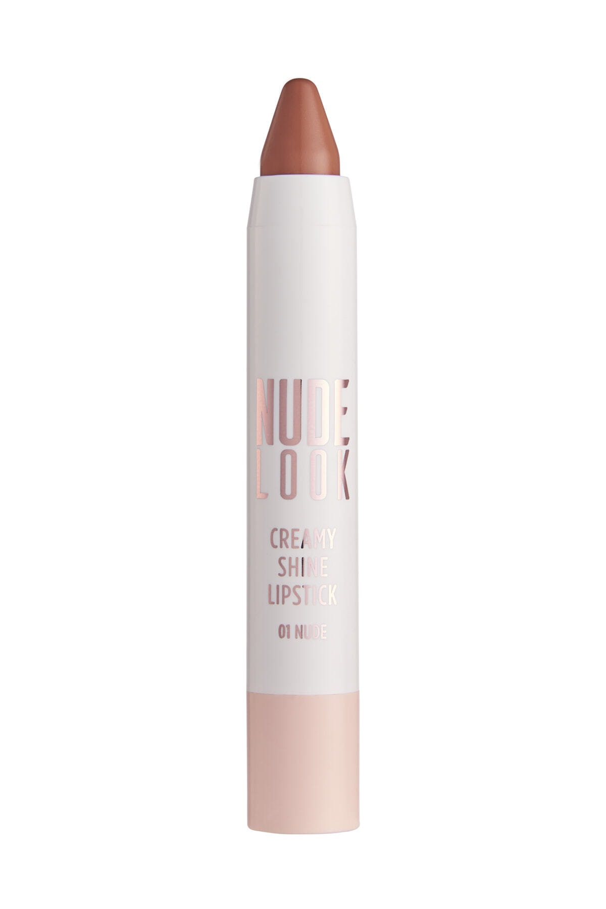 Golden Rose Kremsi Işıltılı Ruj - Nude Look Creamy Shine Lips No:01 Nude
